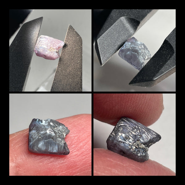 2.98Ct Alexandrite Crystal Tanzania Untreated Unheated. 8.1 X 6.1 4.2Mm