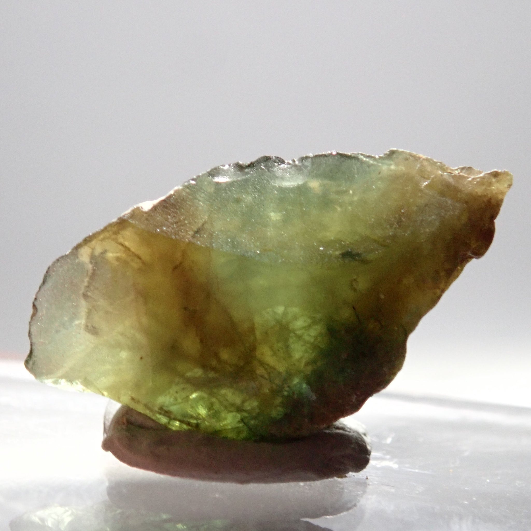 25.28Ct Chrome Sphene Crystal Tanzania Very Rare