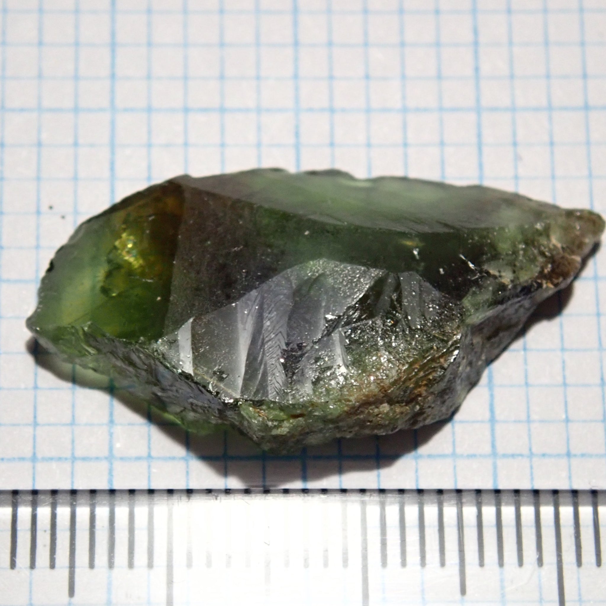 25.28Ct Chrome Sphene Crystal Tanzania Very Rare