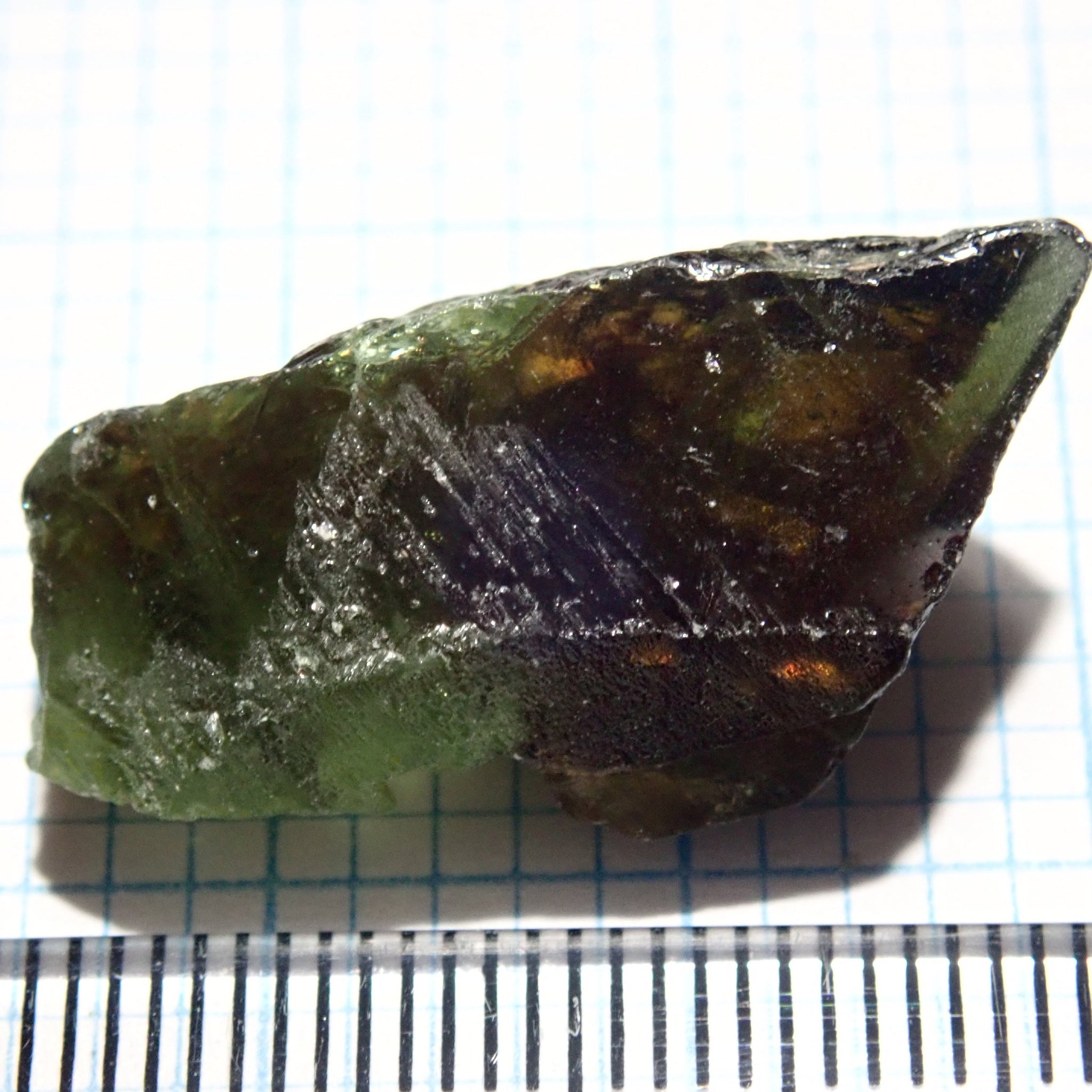 25.28Ct Chrome Sphene Crystal Tanzania Very Rare