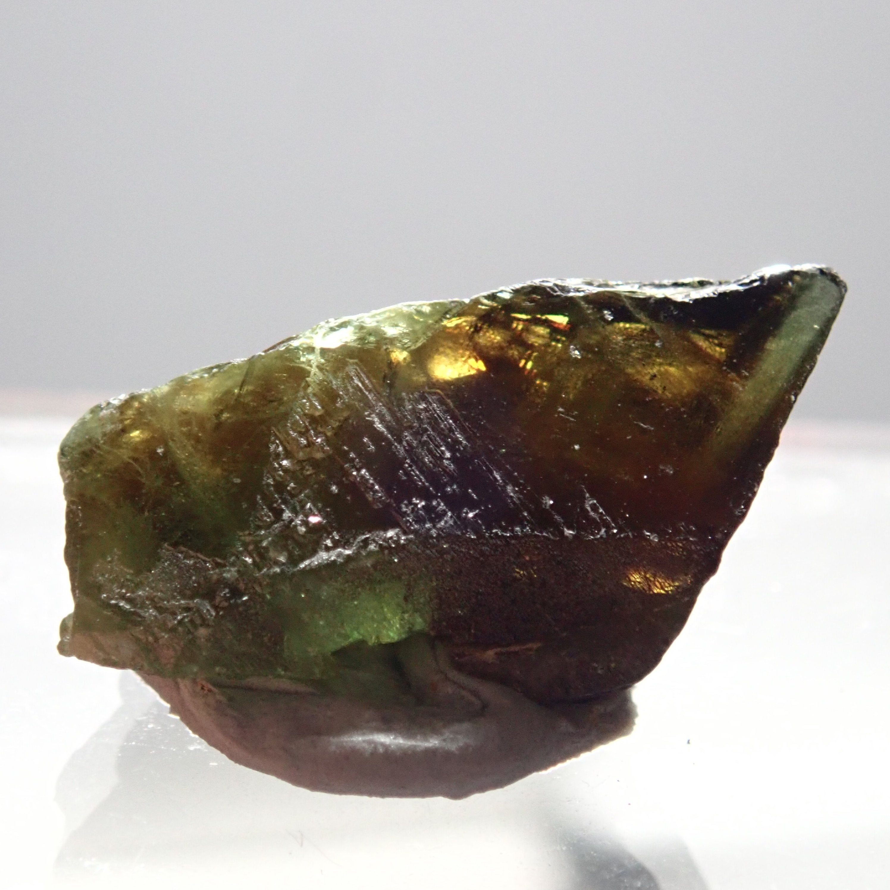 25.28Ct Chrome Sphene Crystal Tanzania Very Rare