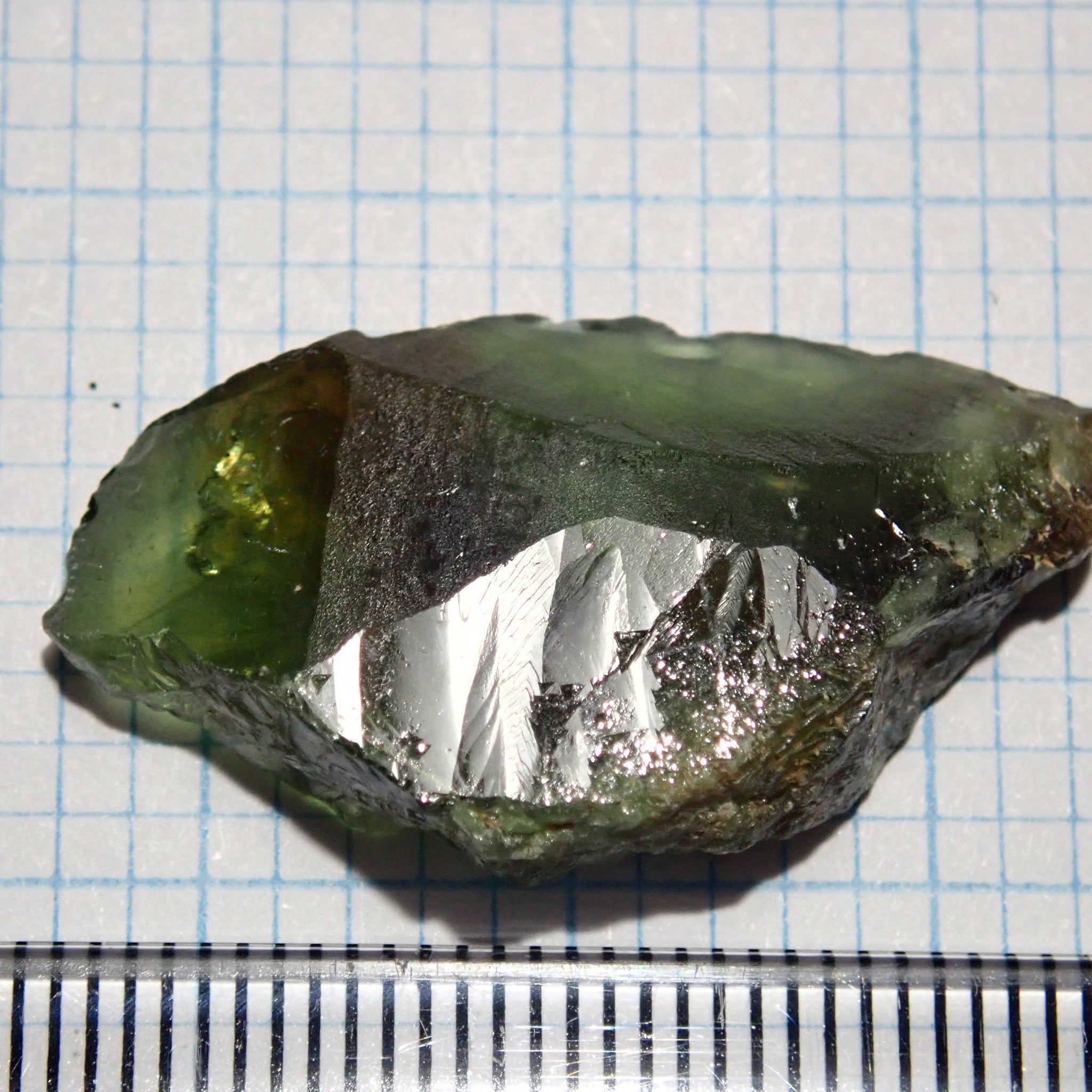 25.28Ct Chrome Sphene Crystal Tanzania Very Rare
