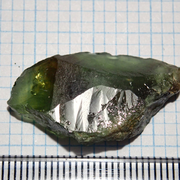25.28Ct Chrome Sphene Crystal Tanzania Very Rare