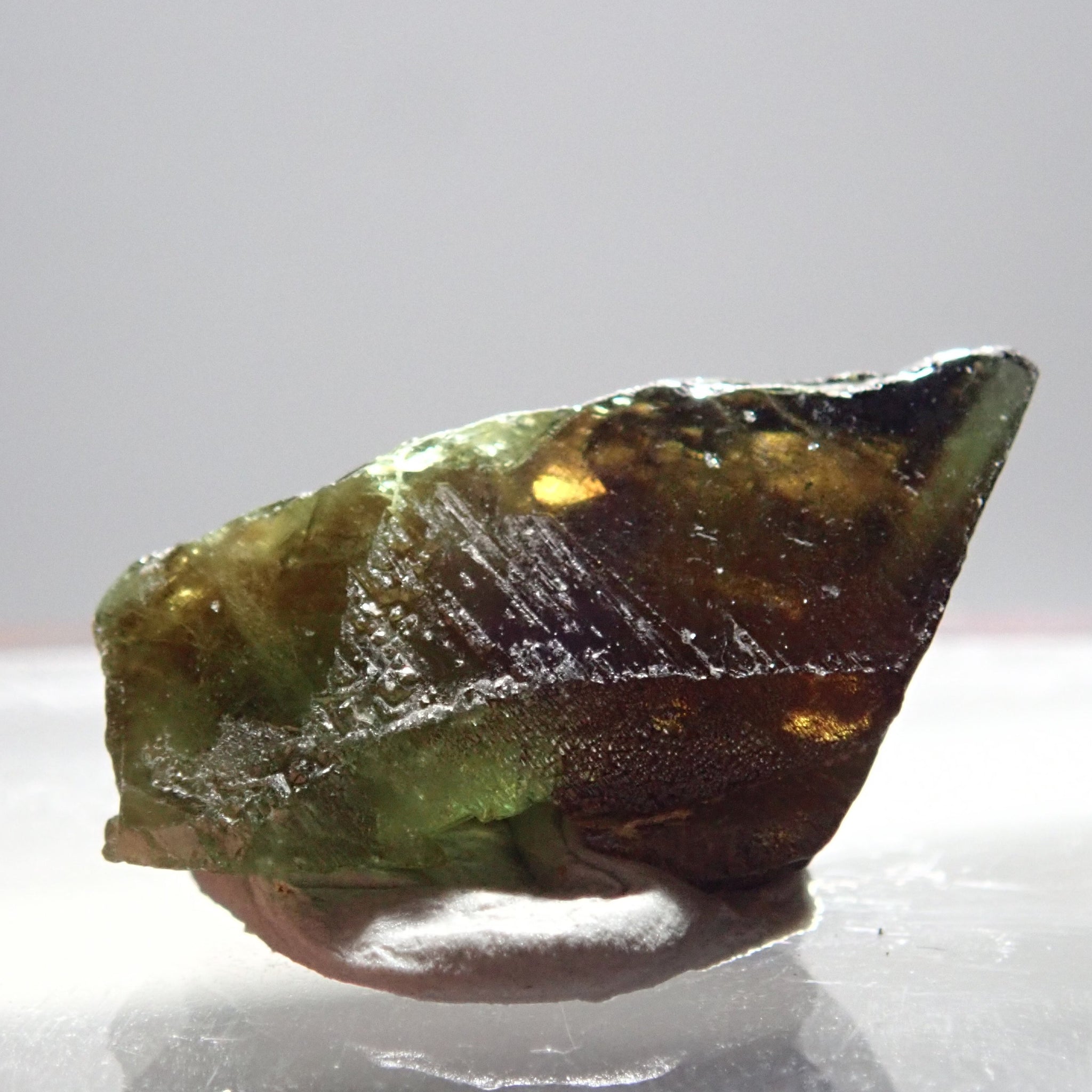 25.28Ct Chrome Sphene Crystal Tanzania Very Rare