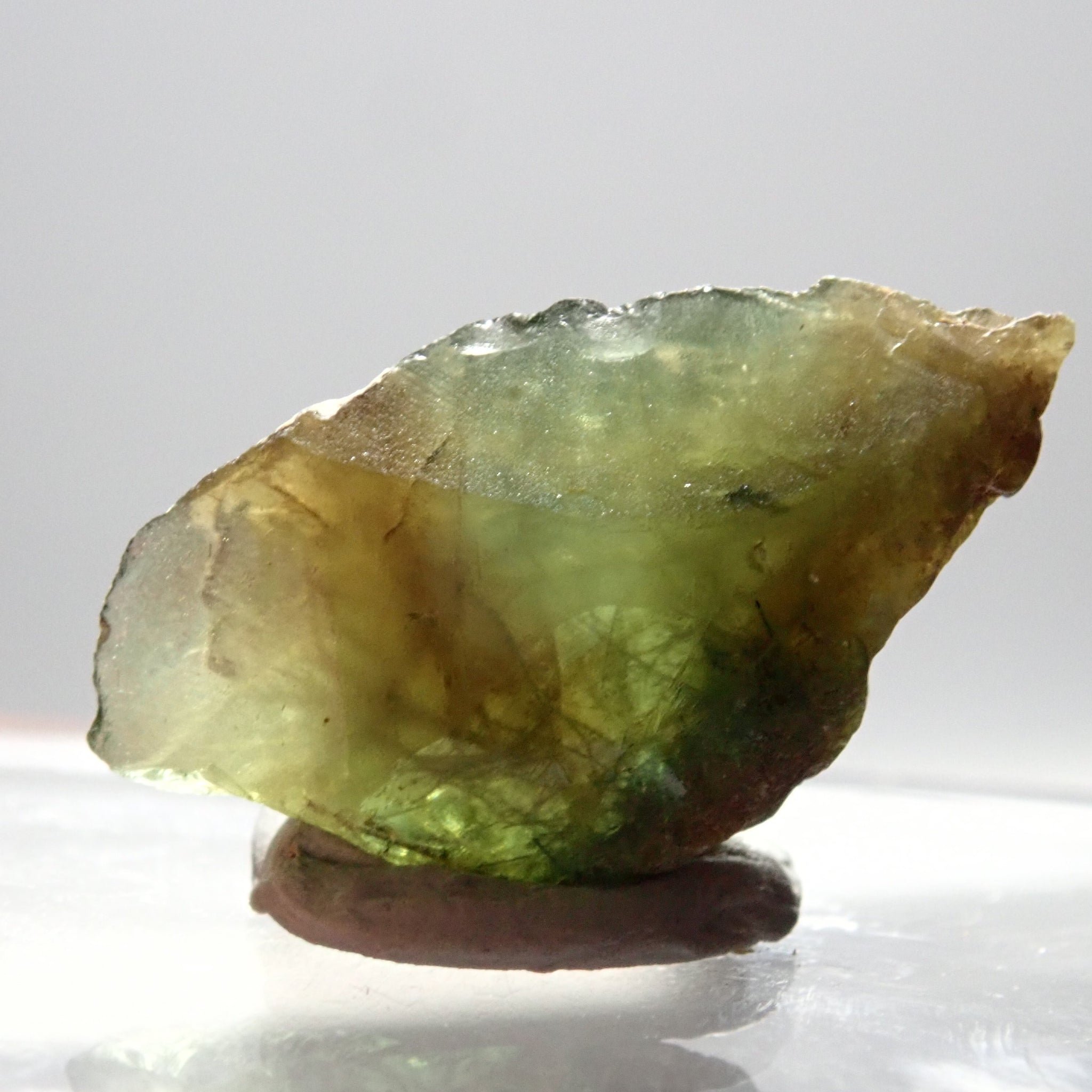 25.28Ct Chrome Sphene Crystal Tanzania Very Rare