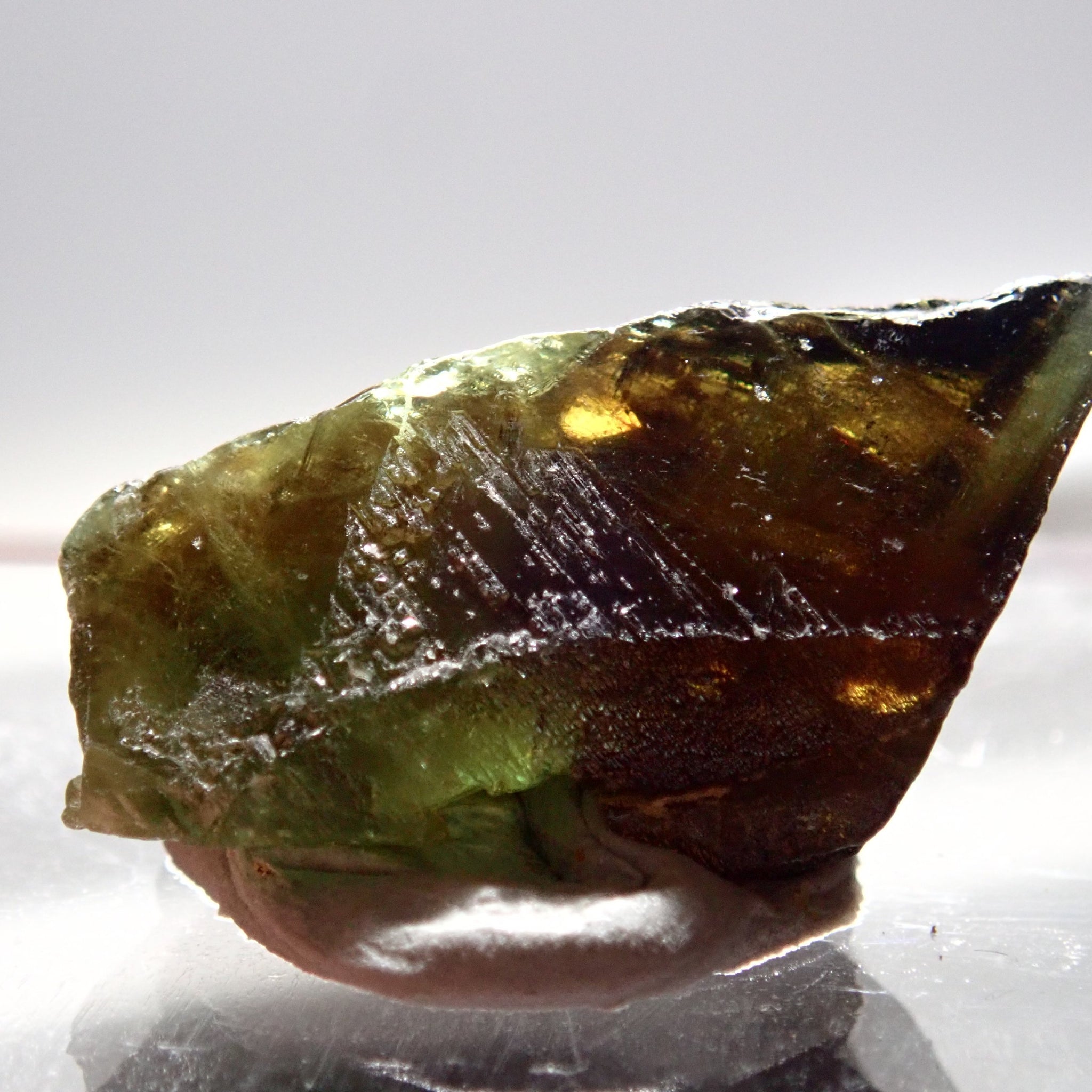 25.28Ct Chrome Sphene Crystal Tanzania Very Rare