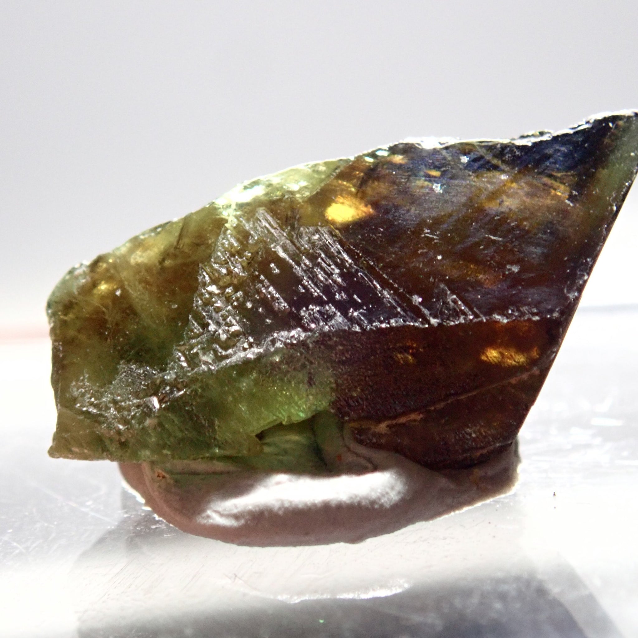 25.28Ct Chrome Sphene Crystal Tanzania Very Rare