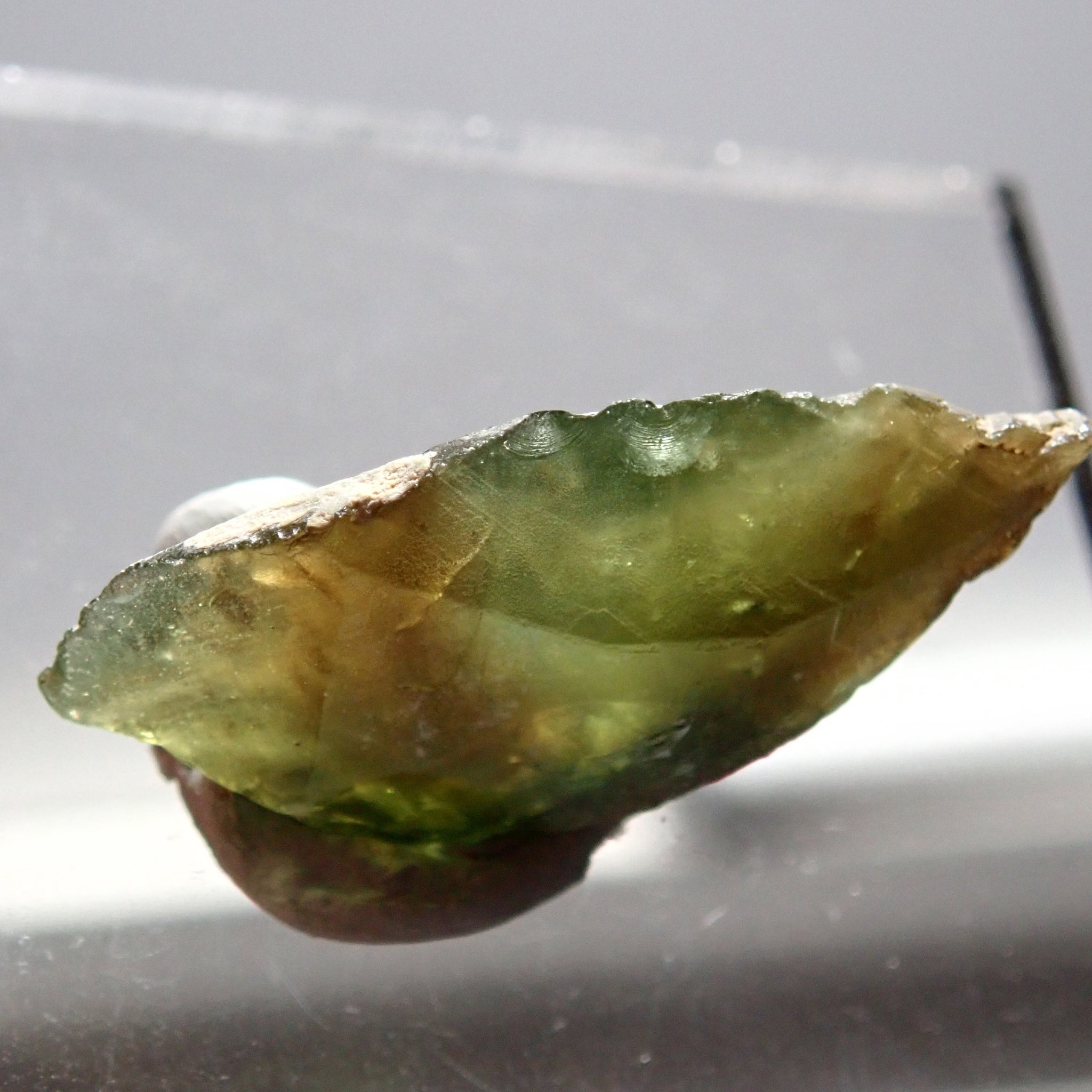 25.28Ct Chrome Sphene Crystal Tanzania Very Rare