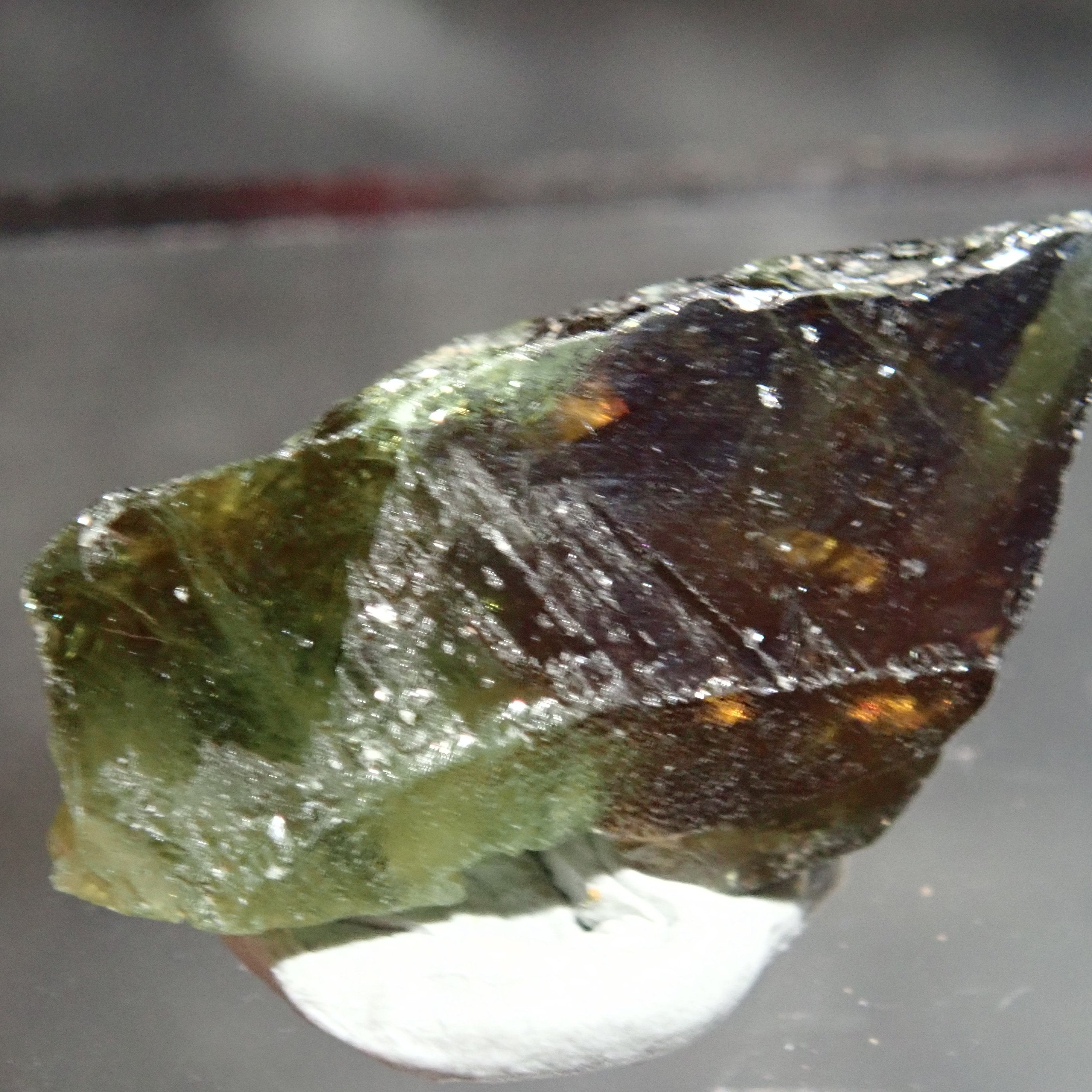 25.28Ct Chrome Sphene Crystal Tanzania Very Rare