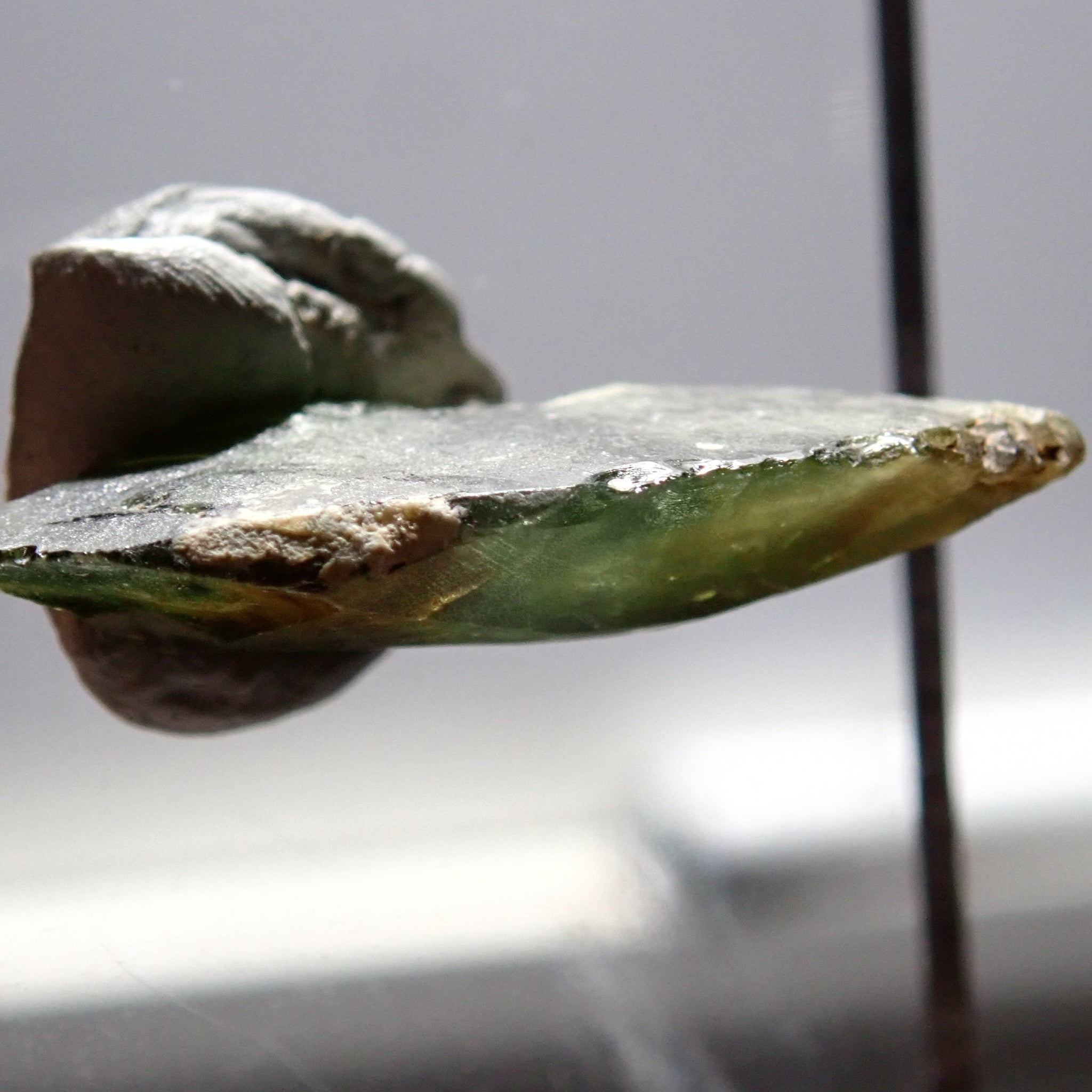 25.28Ct Chrome Sphene Crystal Tanzania Very Rare