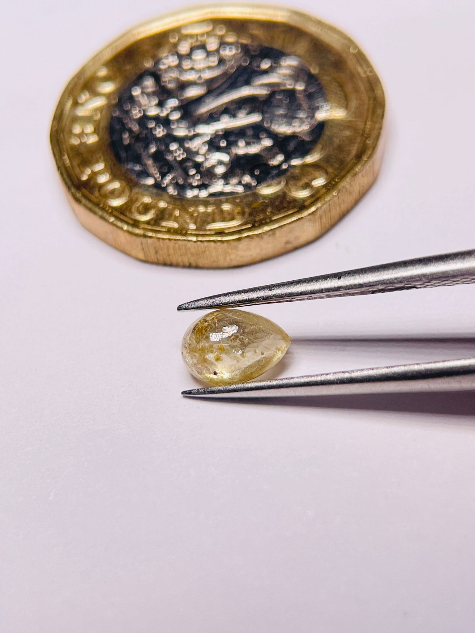 0.82Ct Sapphire Cabochon Umba Valley Tanzania. Untreated Unheated