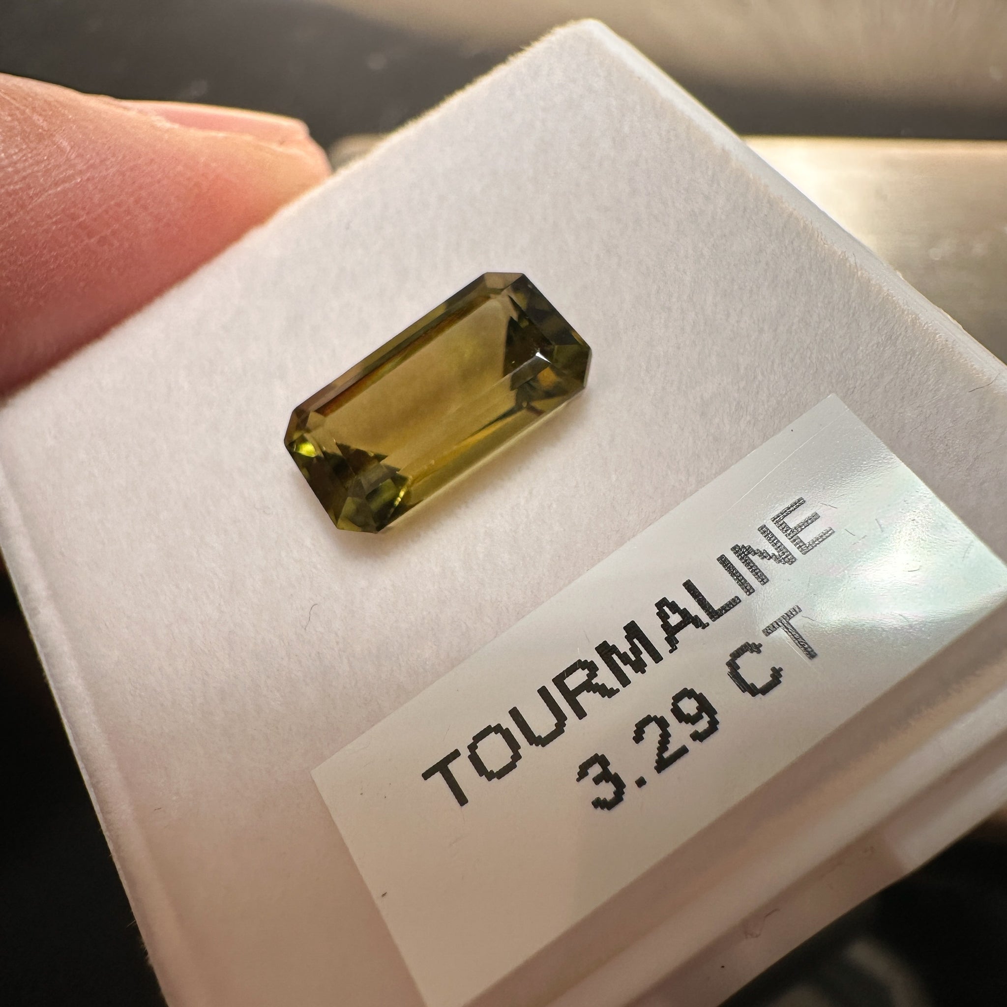 Tourmaline, 3.29ct, Tanzania, Untreated Unheated