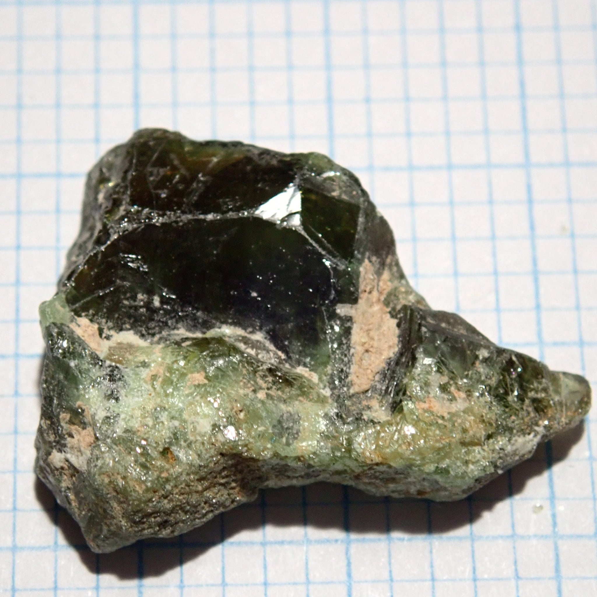 28.46Ct Chrome Sphene Crystal Tanzania Very Rare