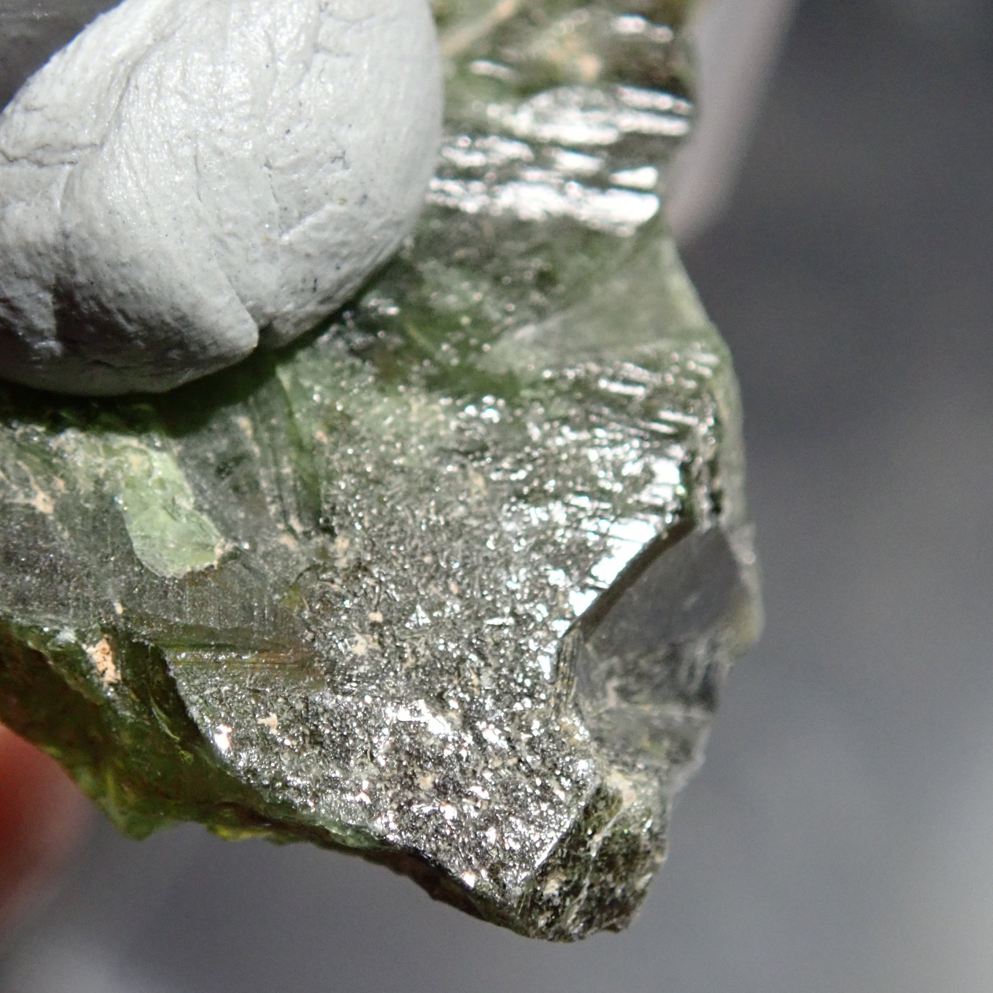 28.46Ct Chrome Sphene Crystal Tanzania Very Rare