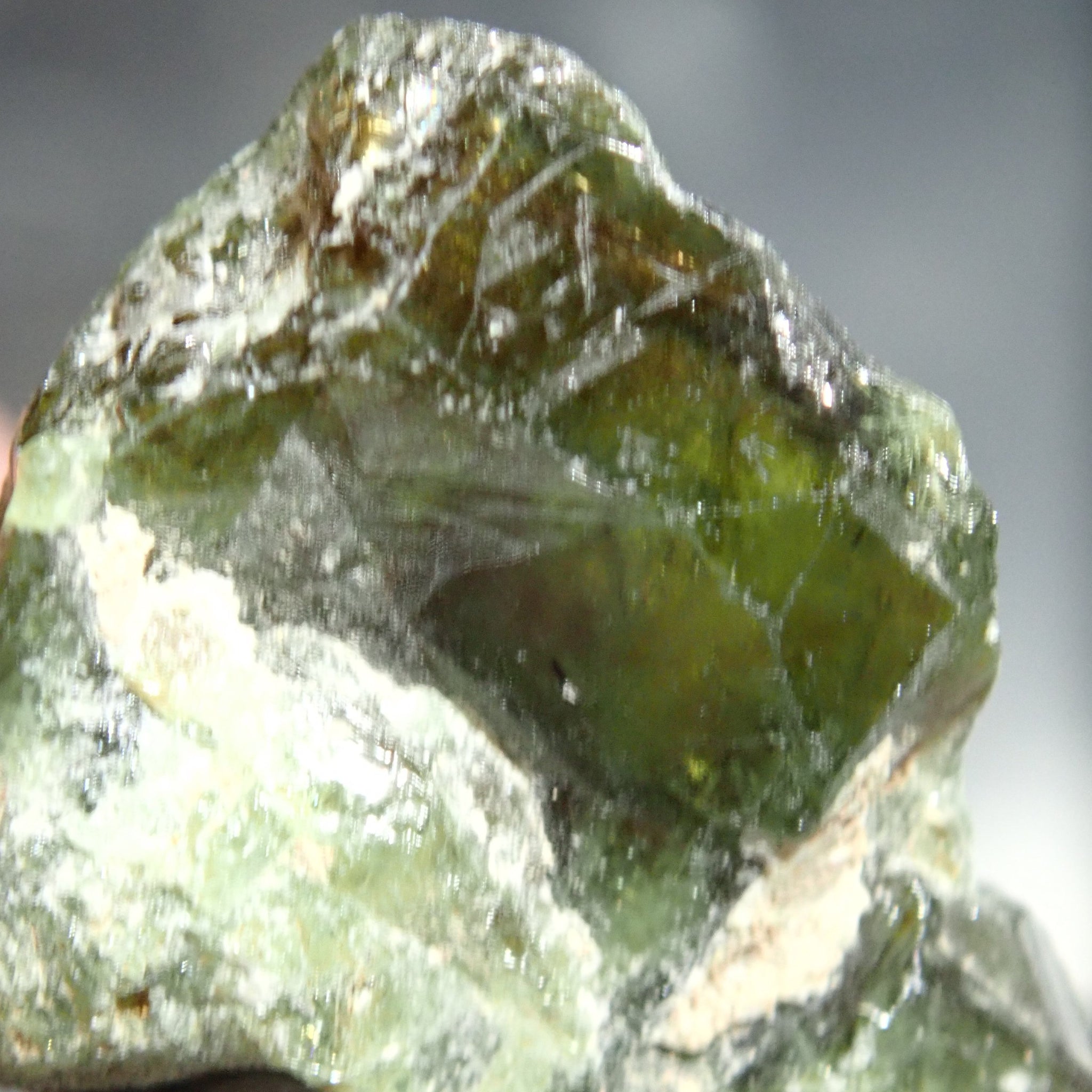 28.46Ct Chrome Sphene Crystal Tanzania Very Rare
