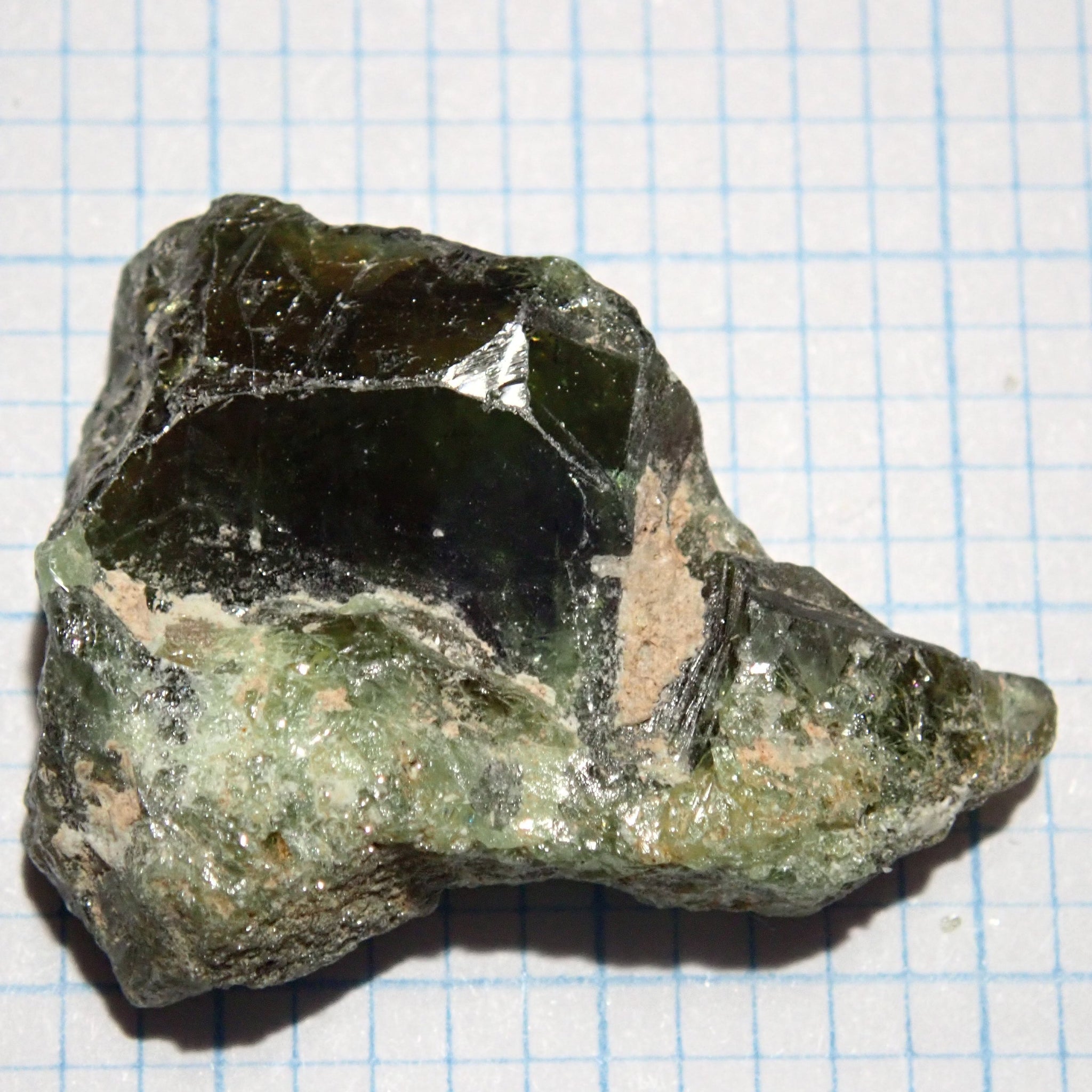 28.46Ct Chrome Sphene Crystal Tanzania Very Rare