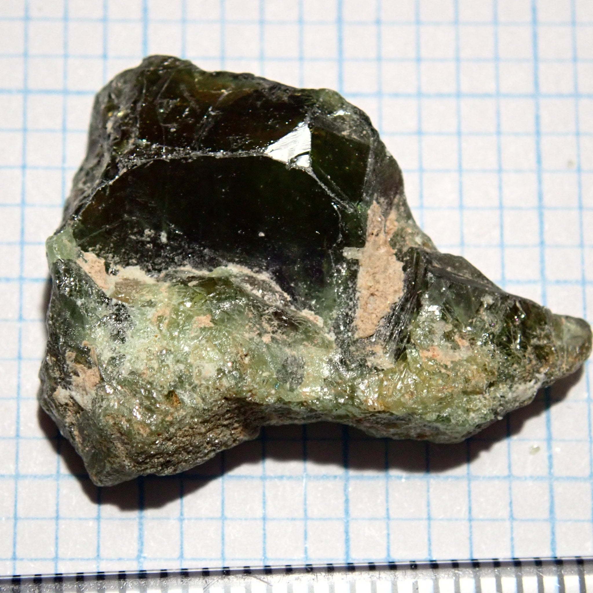 28.46Ct Chrome Sphene Crystal Tanzania Very Rare