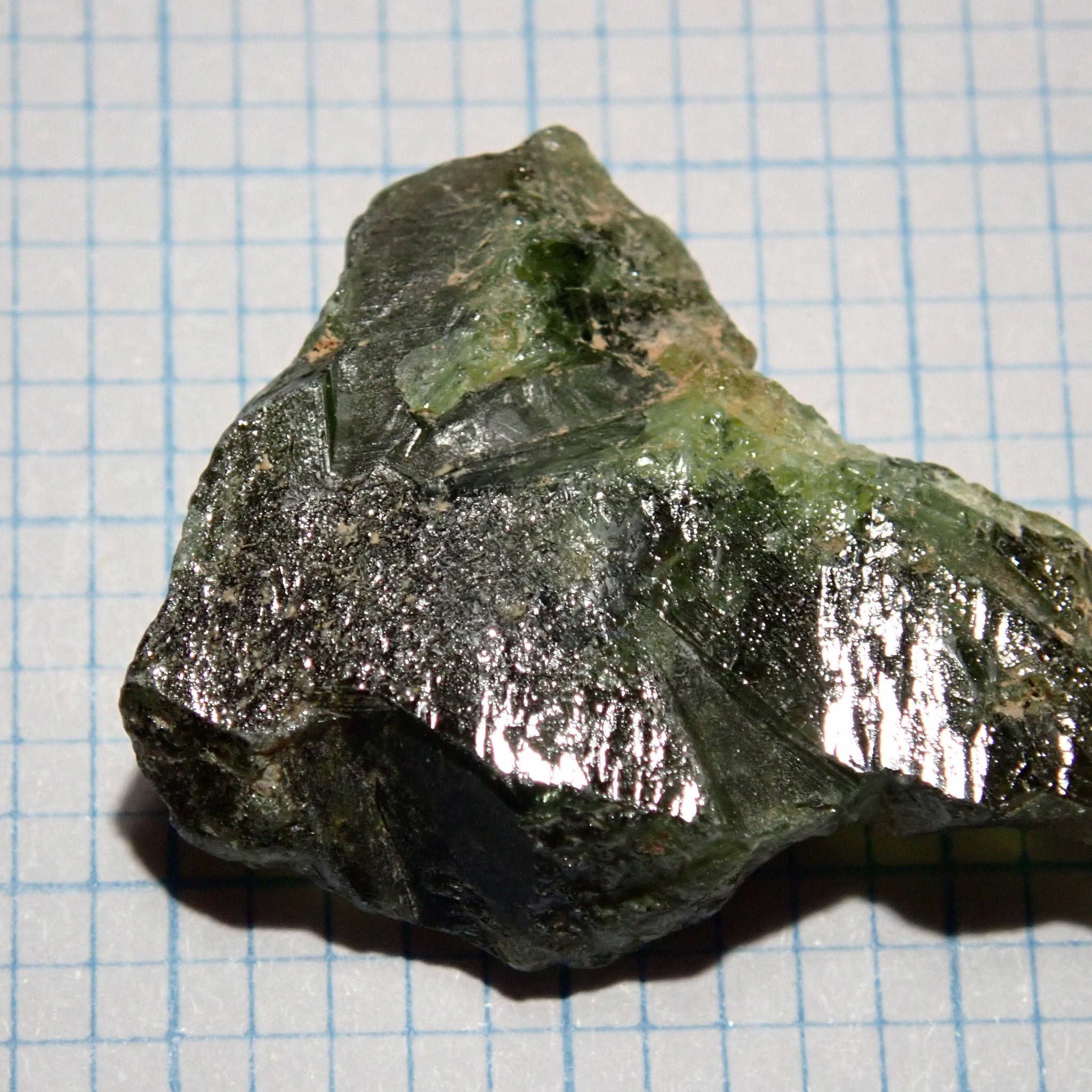 28.46Ct Chrome Sphene Crystal Tanzania Very Rare