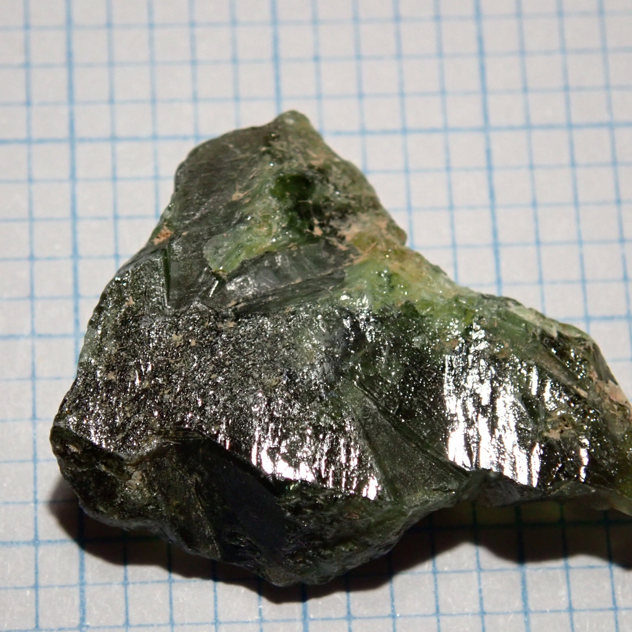 28.46Ct Chrome Sphene Crystal Tanzania Very Rare