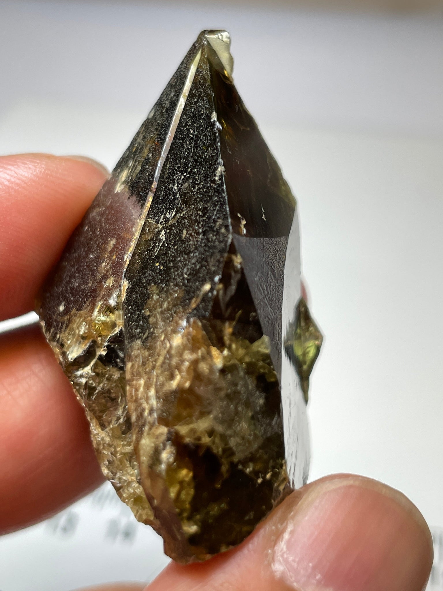 241.59Ct / 43.31Gm Tanzanian Sphene Crystal Untreated Unheated. Very High End Ultra Rare