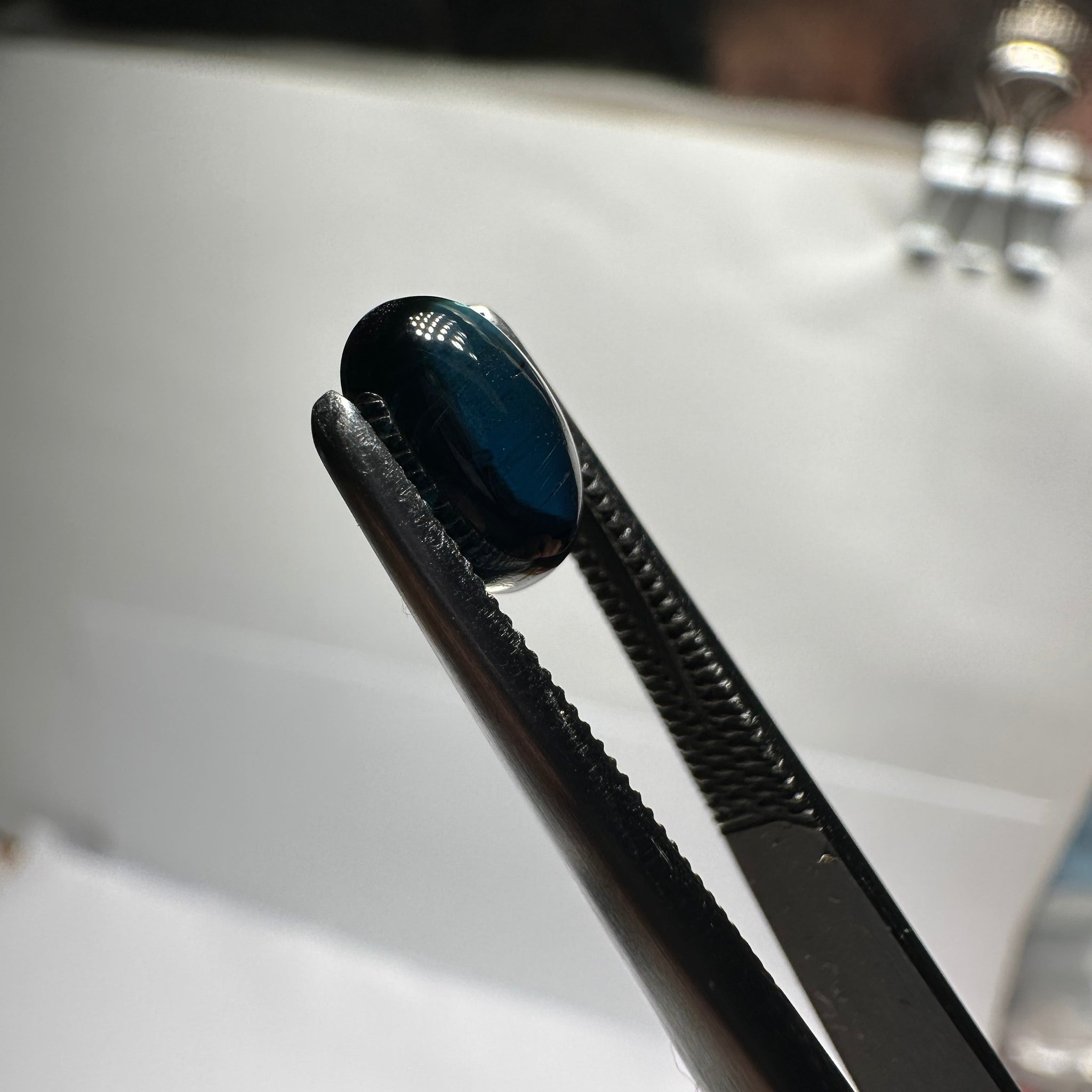 1.80Ct Sapphire Cabochon Kenya. Untreated Unheated. Can Be Used As Is Or Facet It Into A Cut Stone.