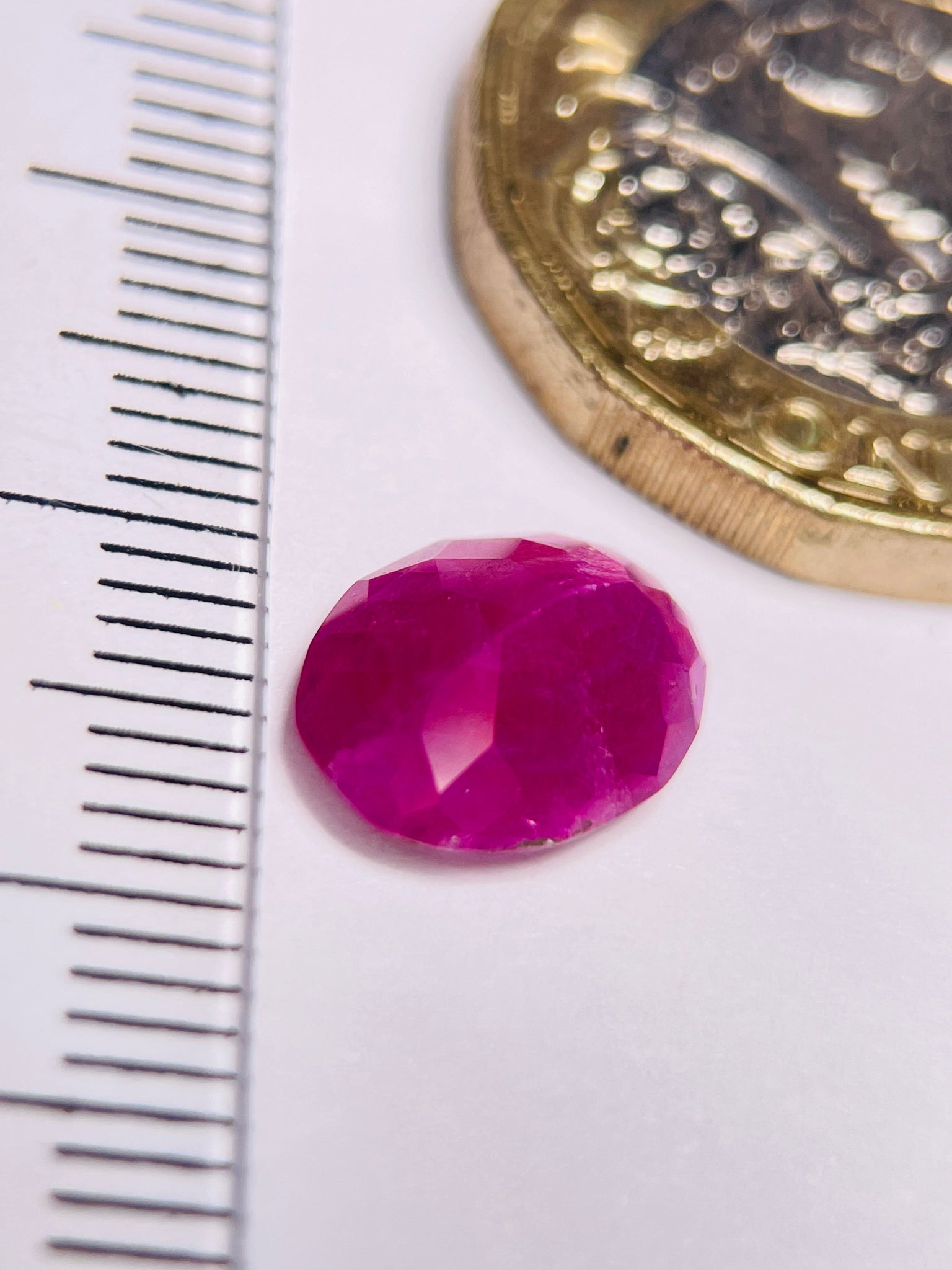 3.12Ct Sapphire Morogoro Tanzania. Untreated Unheated Can Be Used Either Way Crown Up Or Pavilion