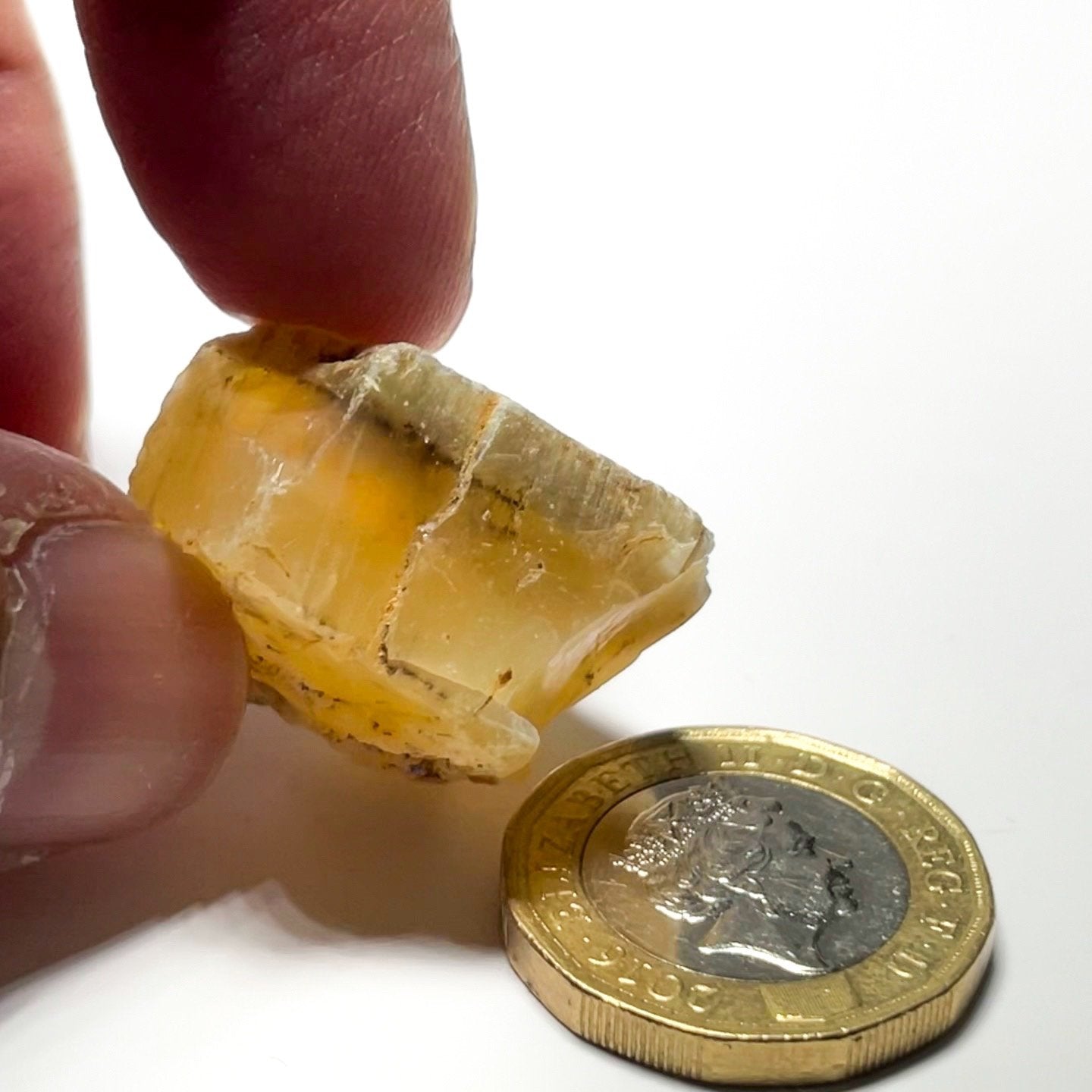 51.31Ct Opal Tanzania Untreated Unheated From A 1999 Deposit Chatoyant (Pearly Cats-Eye Effect)