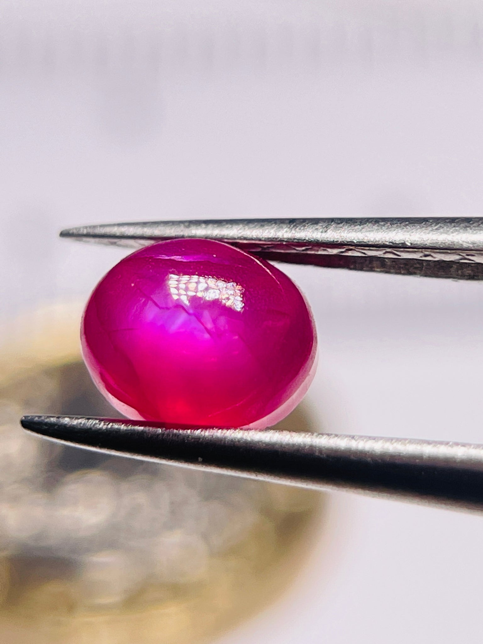 1.75Ct Ruby Tanzania. Untreated Unheated. Seems To Have A Moving Spot/star