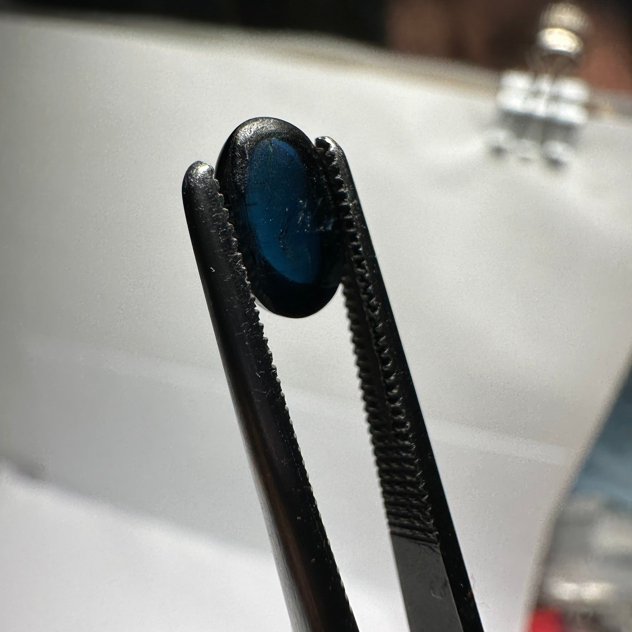 1.80Ct Sapphire Cabochon Kenya. Untreated Unheated. Can Be Used As Is Or Facet It Into A Cut Stone.