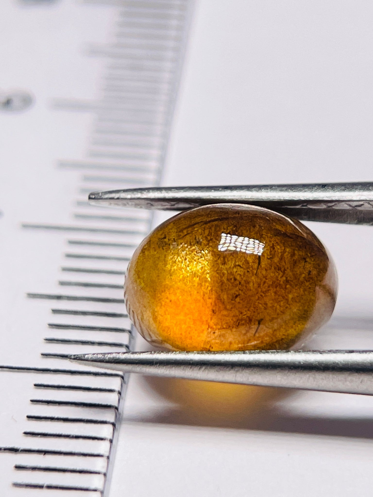 3.33Ct Sapphire Cabochon Seems To Have A Moving Star But As Point Umba Valley Tanzania. Untreated