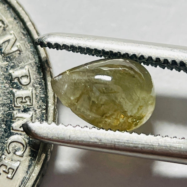 1.39Ct Umba Sapphire Cabochon. Tanzania Untreated Unheated.