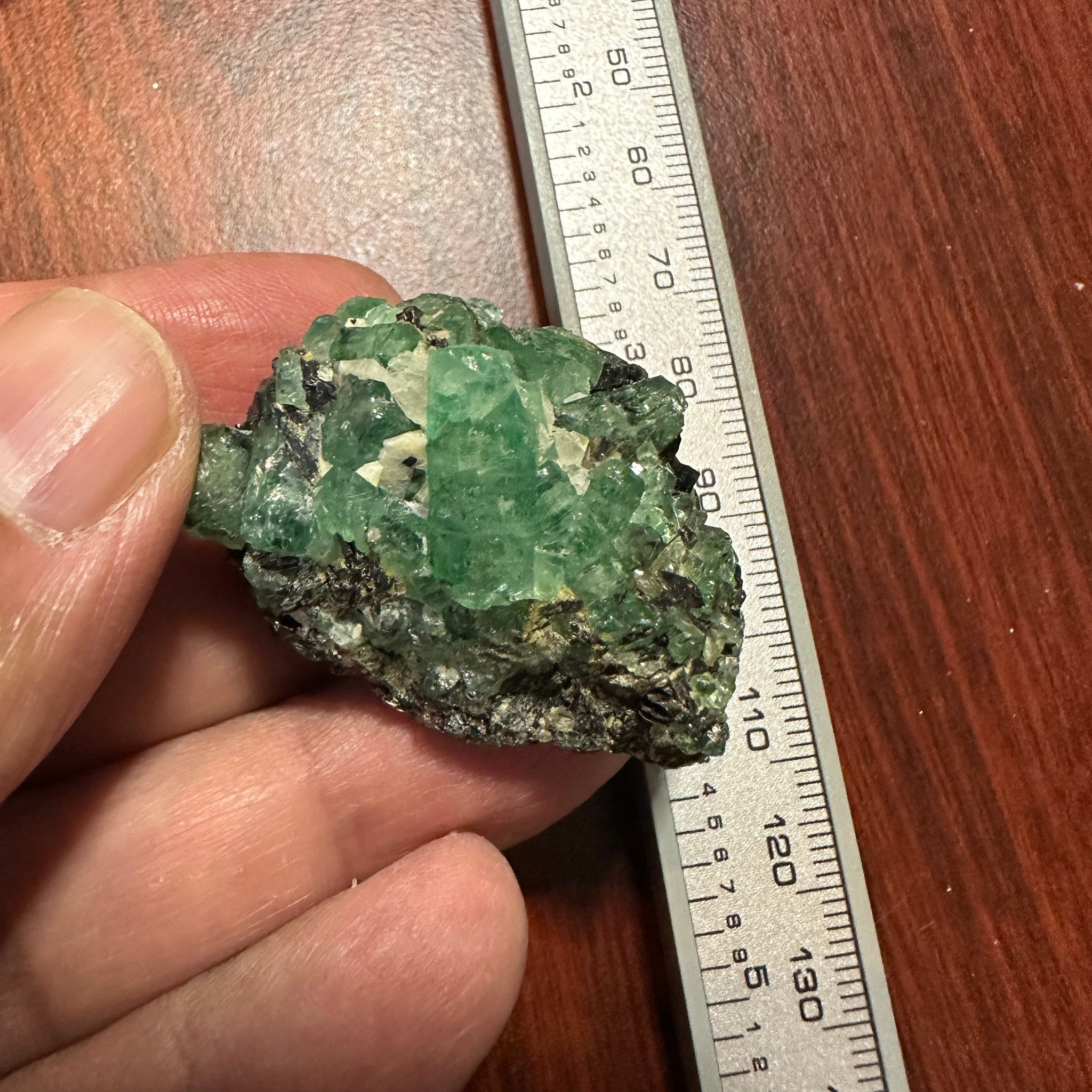 26.20Gm Emerald Crystal Tanzania Untreated Unheated