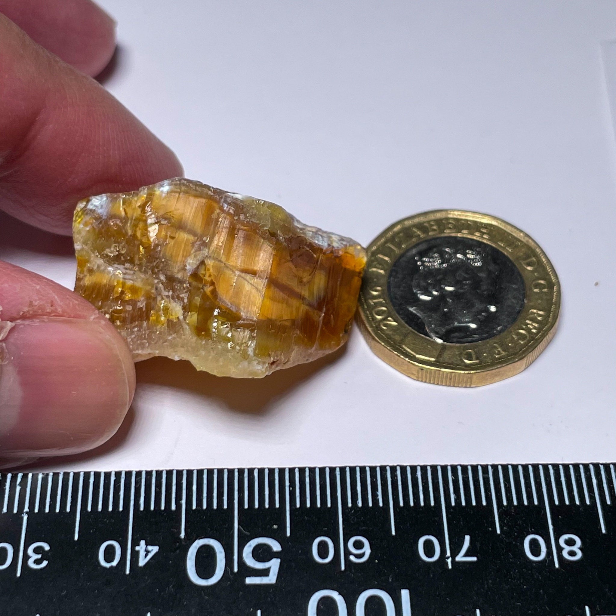 57.28Ct Opal Tanzania Untreated Unheated From A 1999 Deposit Chatoyant (Cats-Eye Effect) Has An