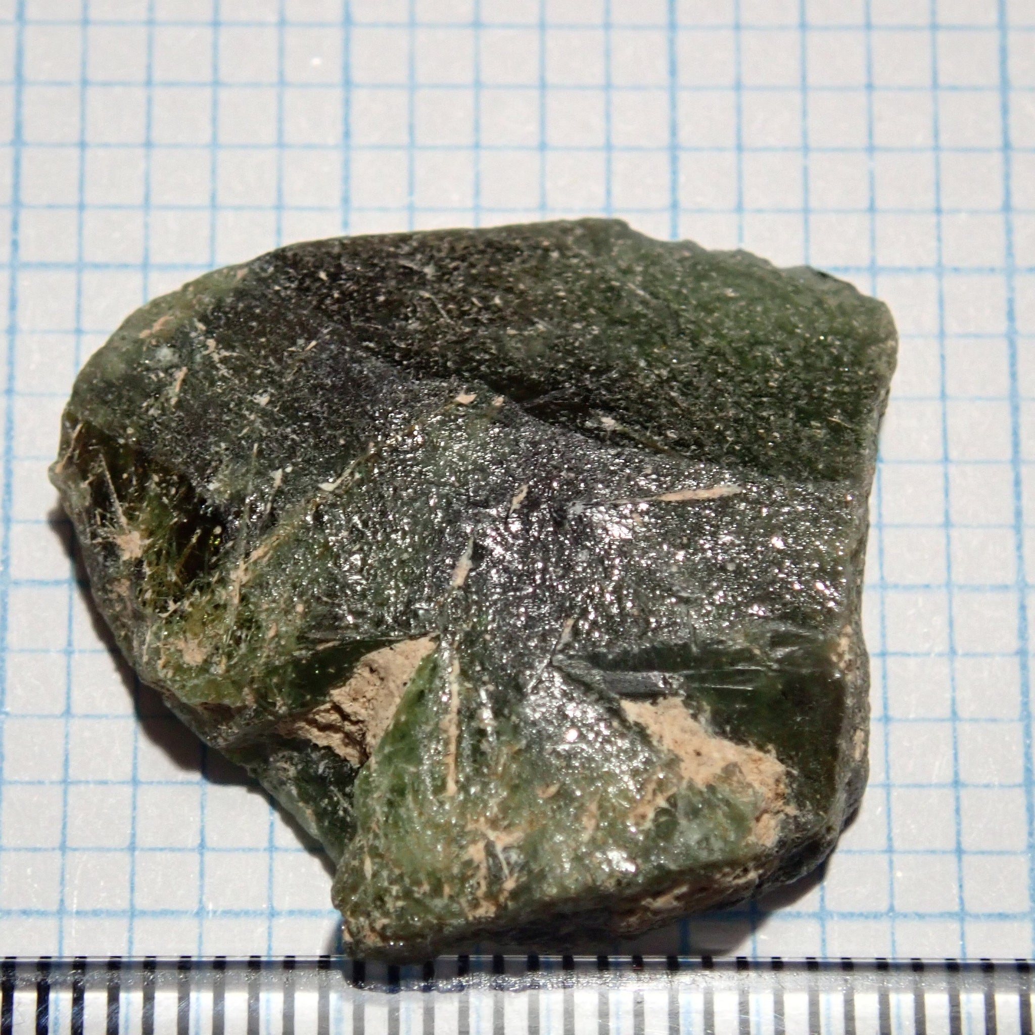 31.65Ct Chrome Sphene Crystal Tanzania Very Rare