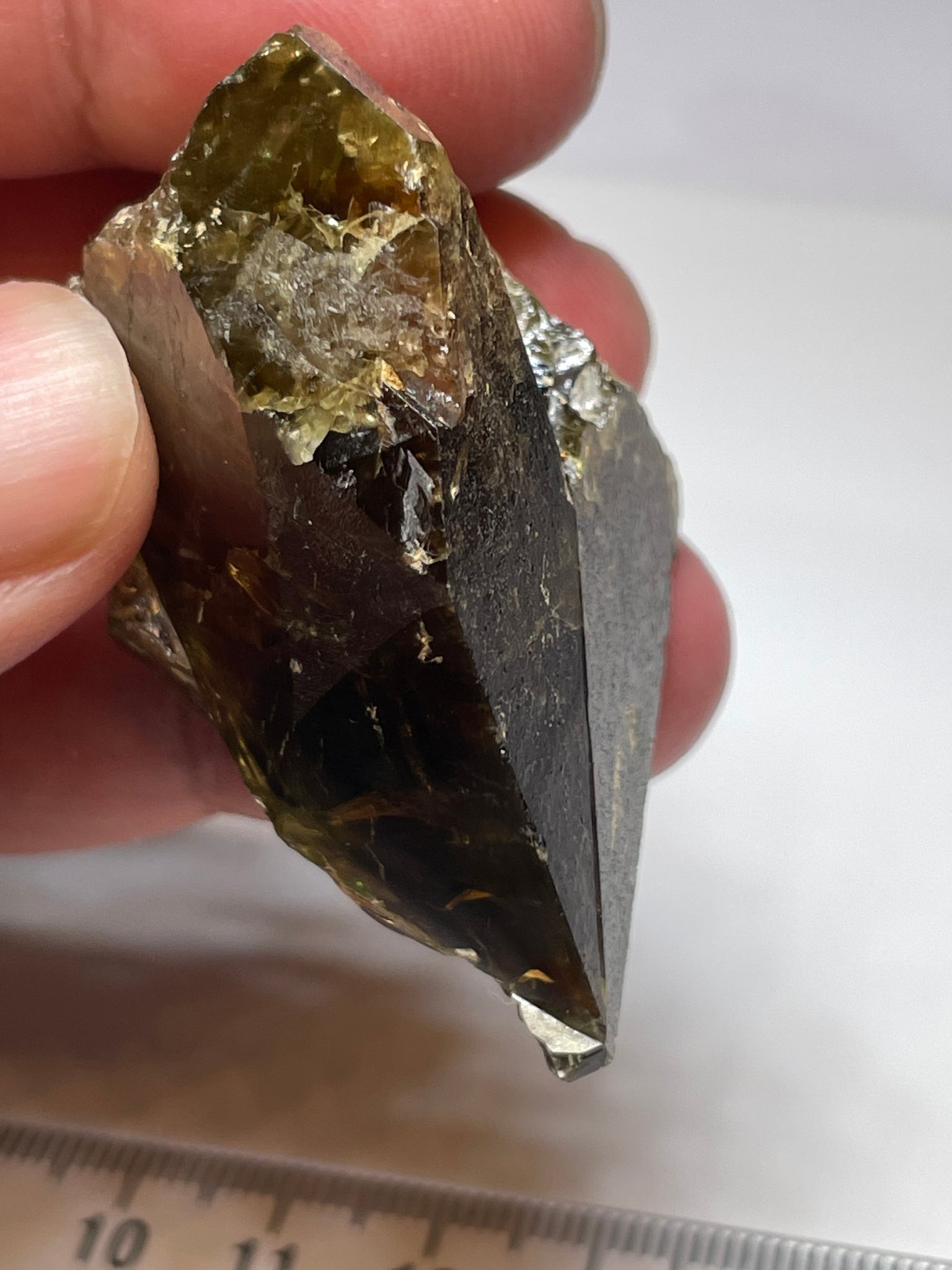 241.59Ct / 43.31Gm Tanzanian Sphene Crystal Untreated Unheated. Very High End Ultra Rare