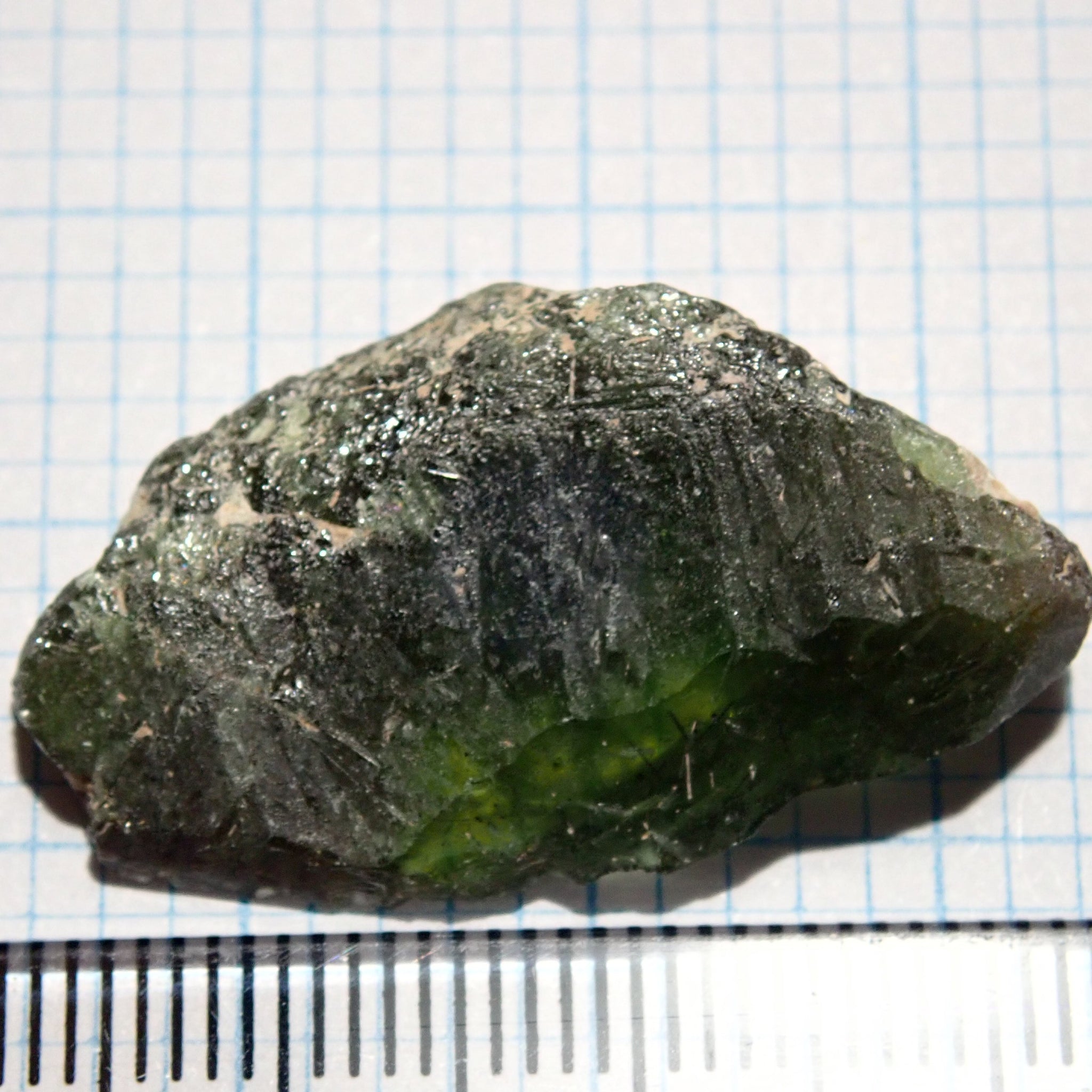 32.10Ct Chrome Sphene Crystal Tanzania Very Rare