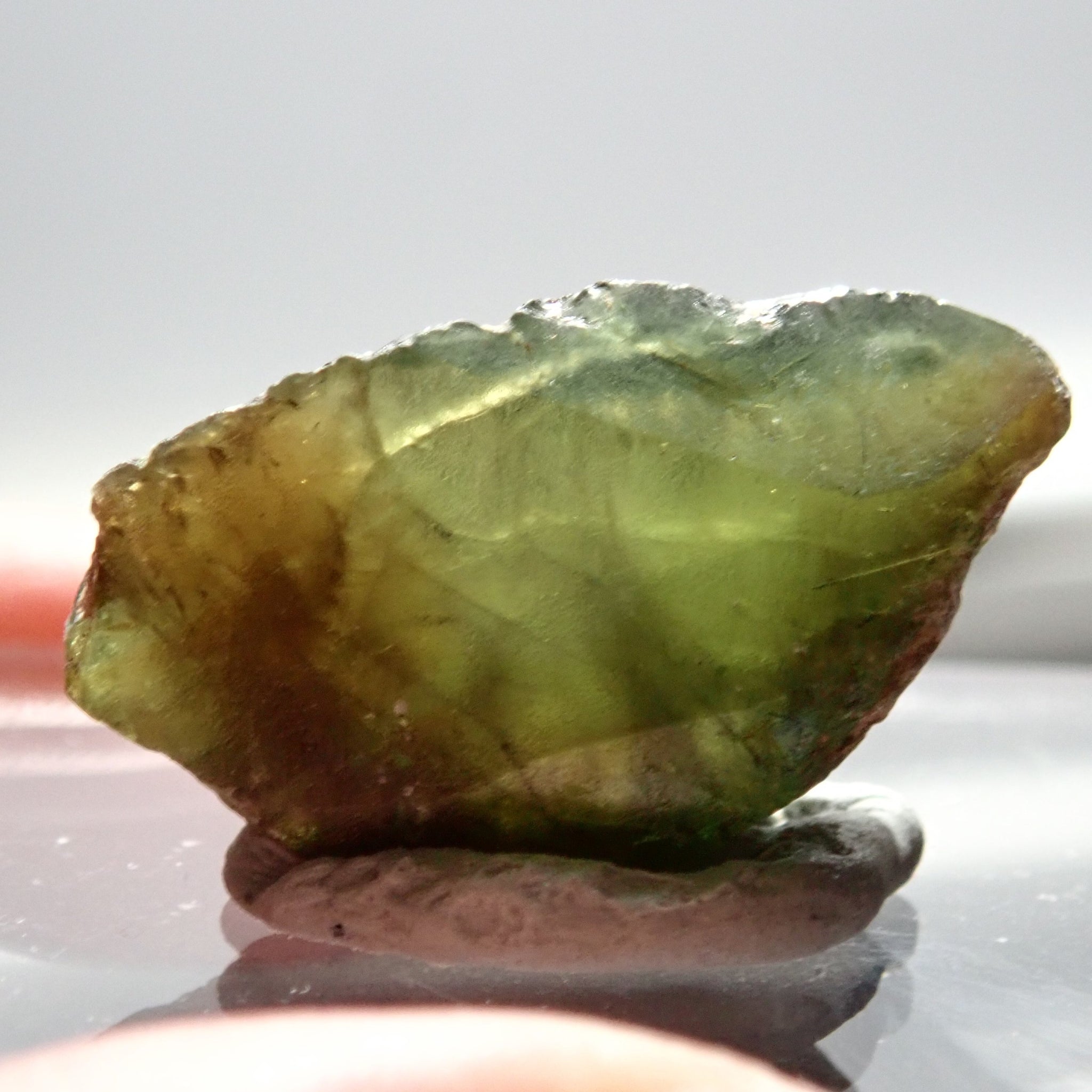 32.10Ct Chrome Sphene Crystal Tanzania Very Rare