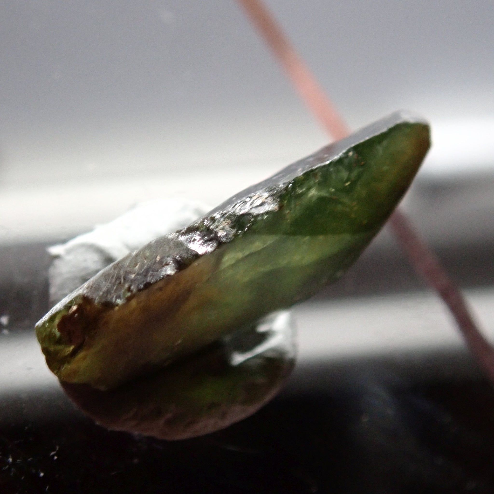 32.10Ct Chrome Sphene Crystal Tanzania Very Rare