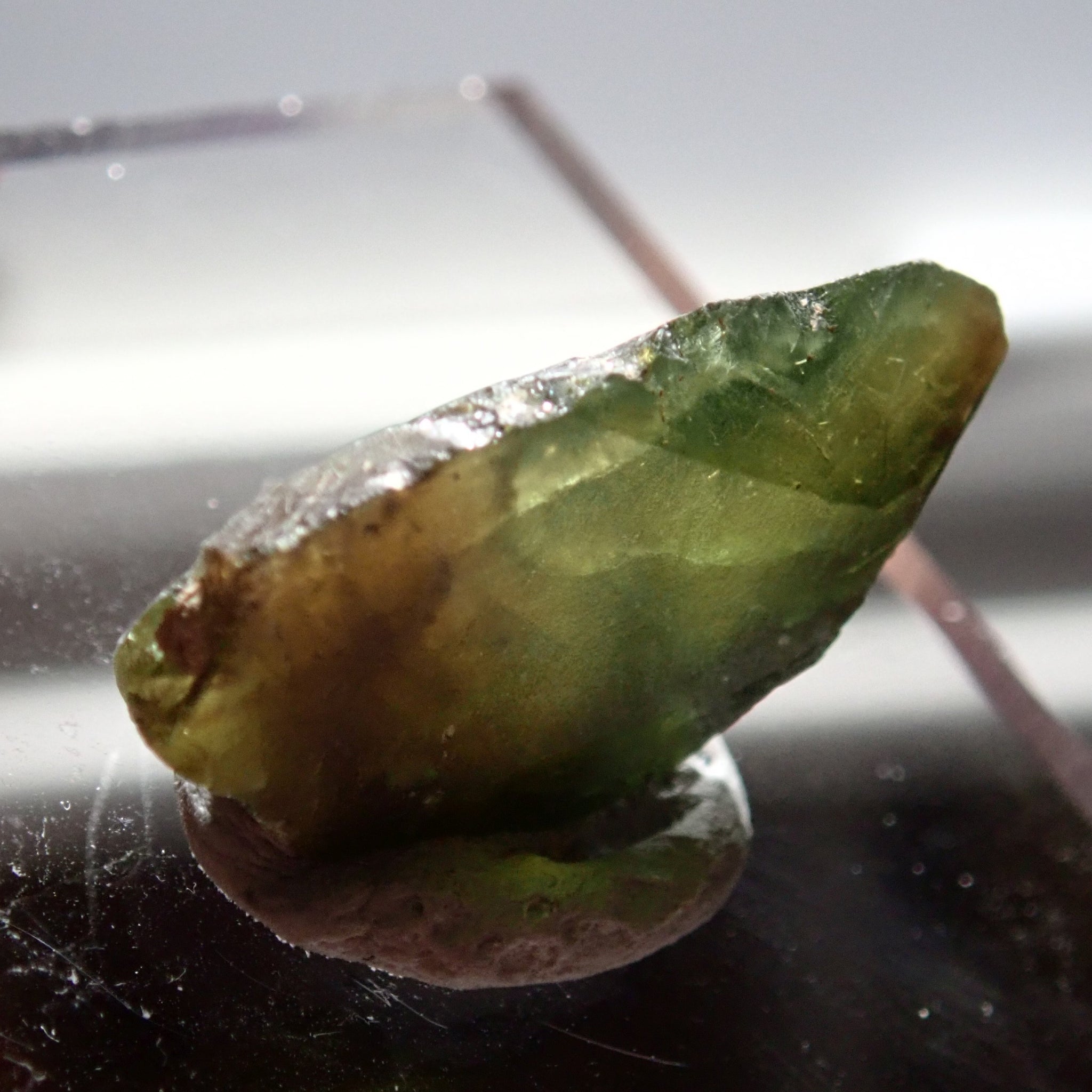 32.10Ct Chrome Sphene Crystal Tanzania Very Rare