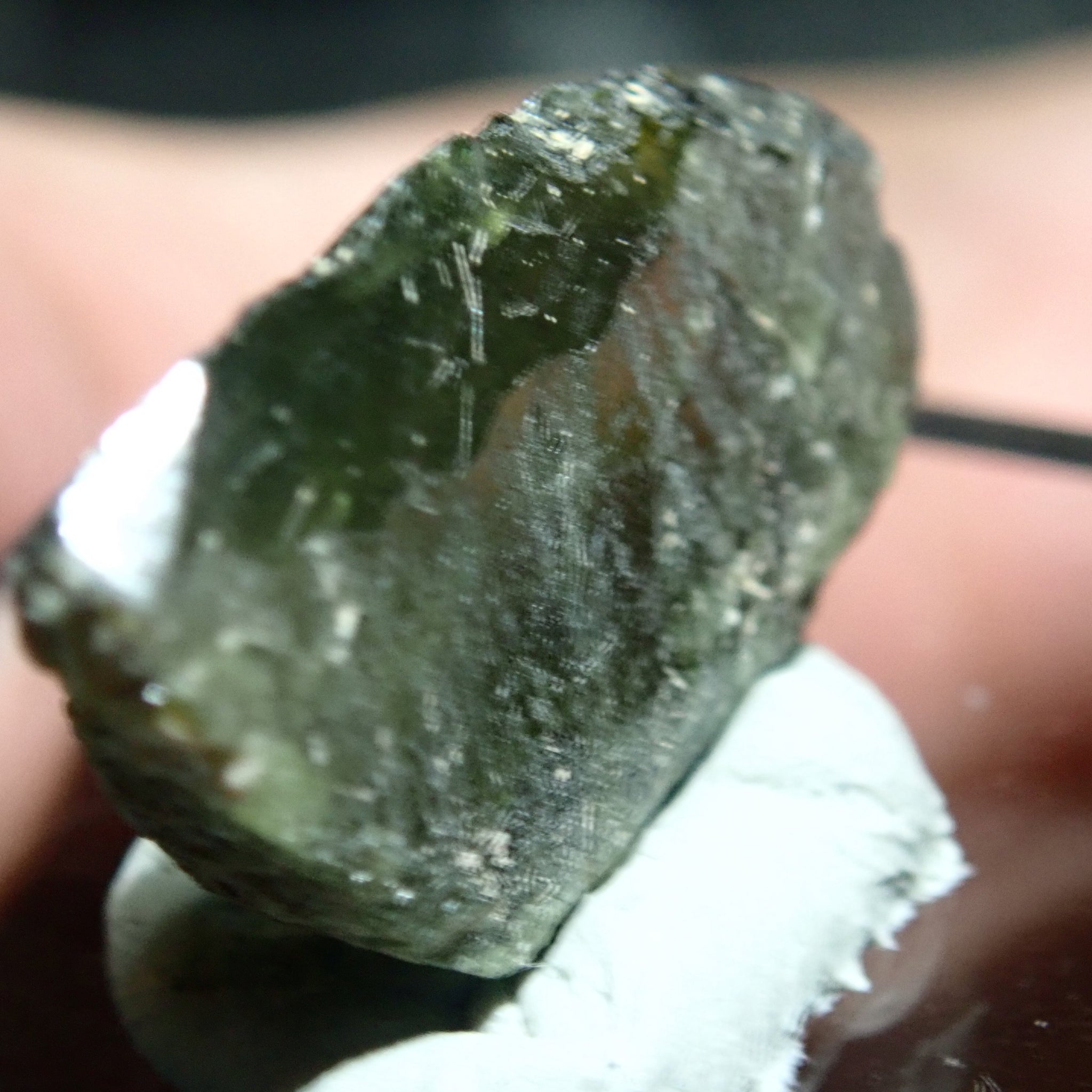 32.10Ct Chrome Sphene Crystal Tanzania Very Rare