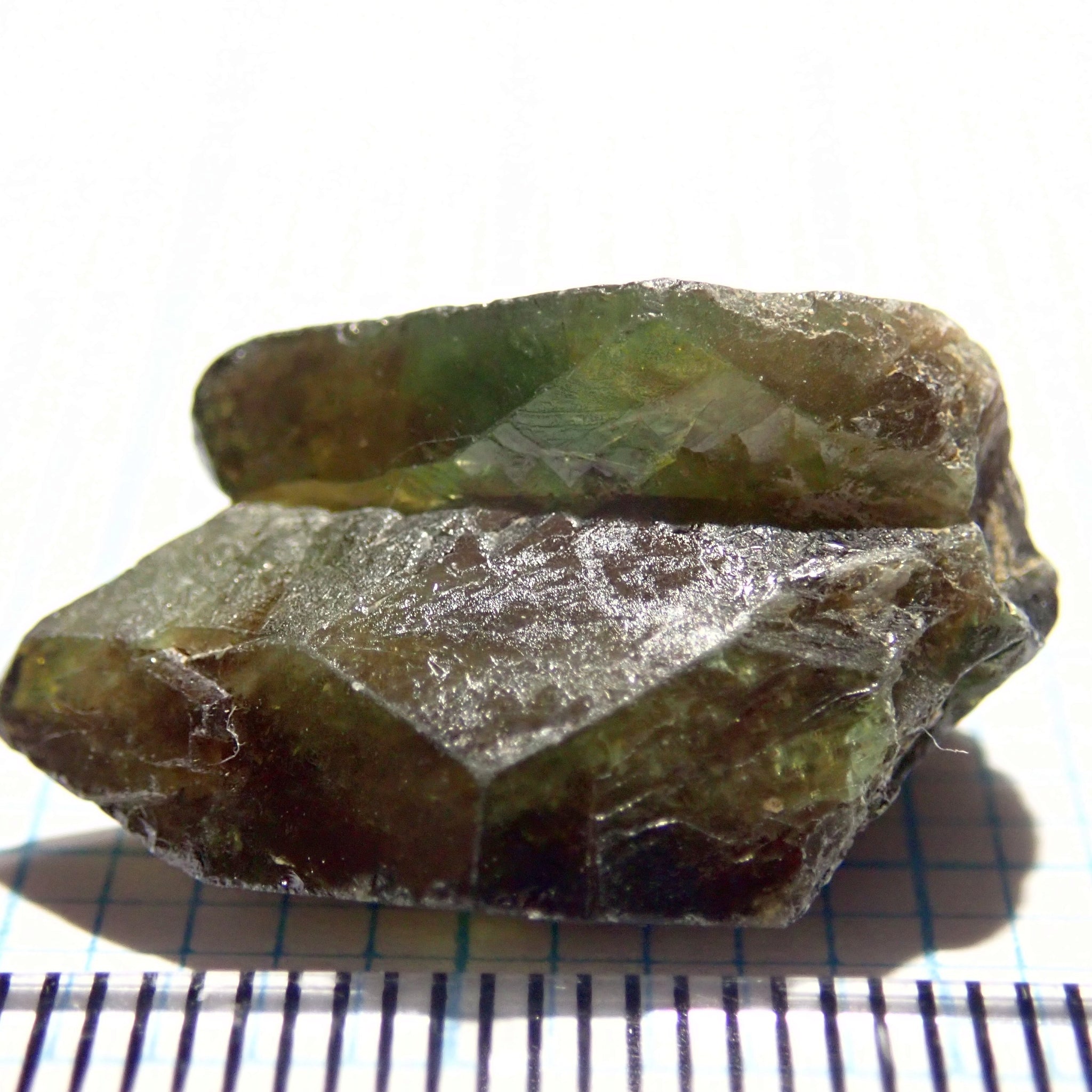 32.54Ct Chrome Sphene Crystal Tanzania Very Rare
