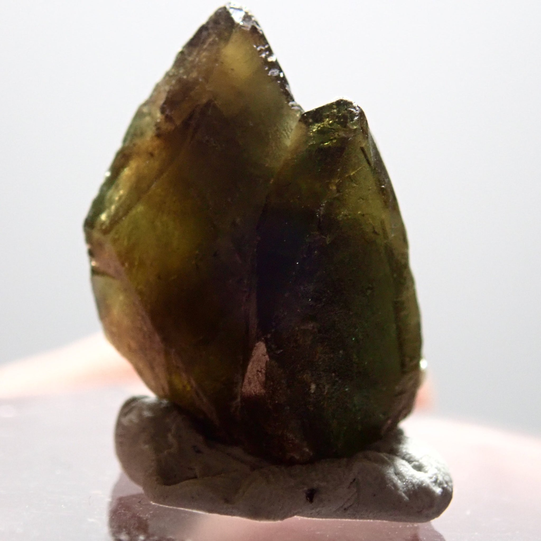 32.54Ct Chrome Sphene Crystal Tanzania Very Rare