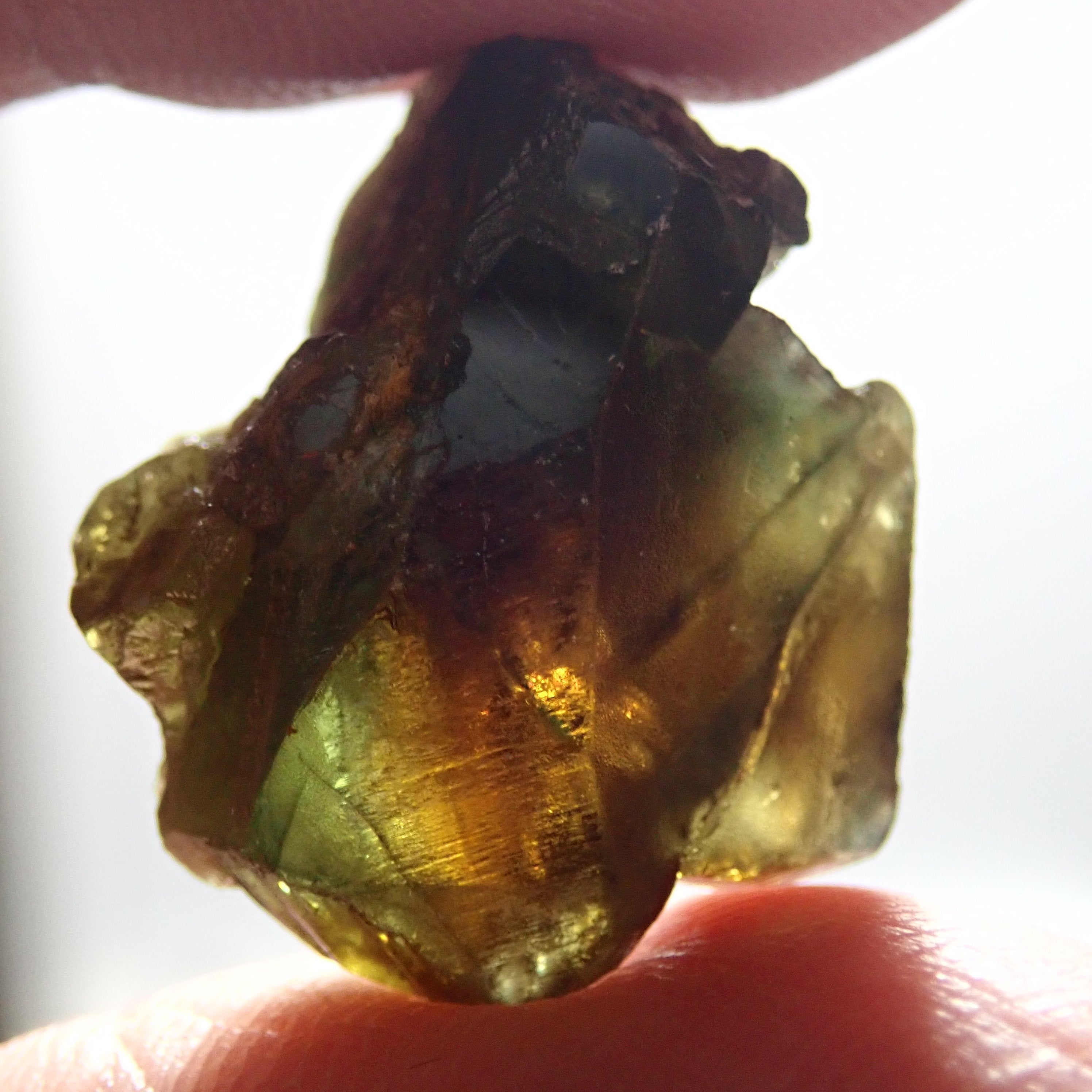 32.95Ct Chrome Sphene Crystal Tanzania Very Rare