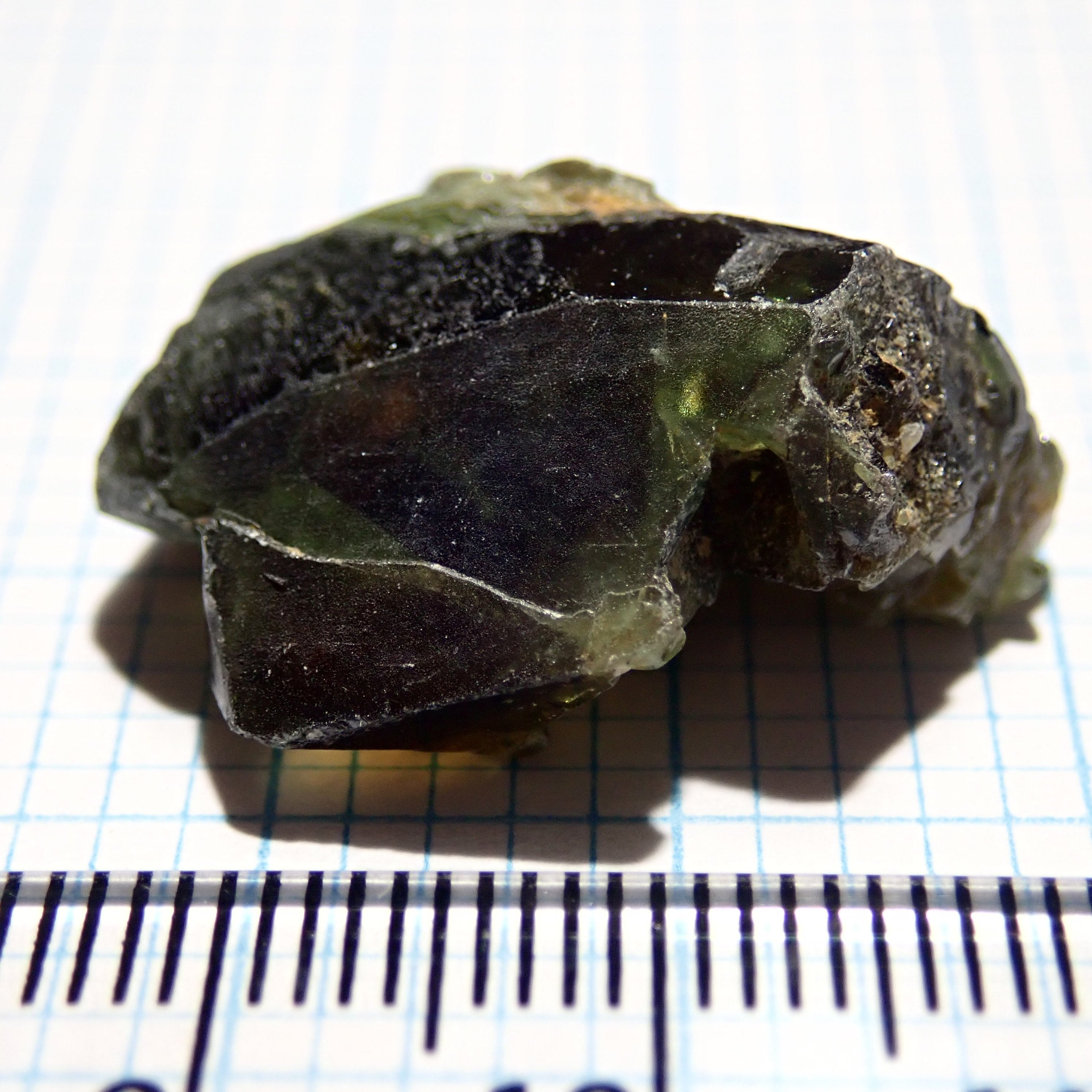32.95Ct Chrome Sphene Crystal Tanzania Very Rare
