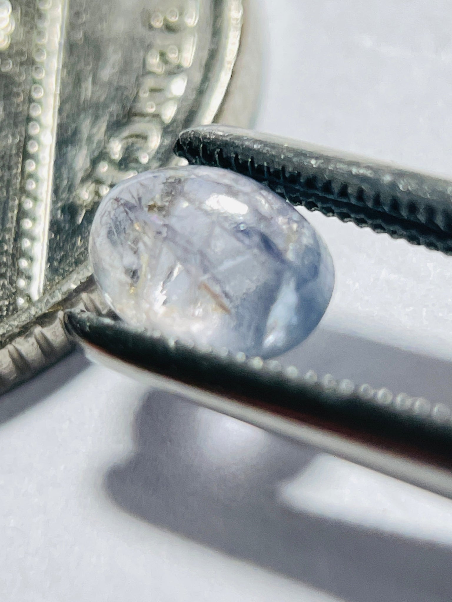1.30Ct Umba Sapphire Cabochon. Tanzania Untreated Unheated.