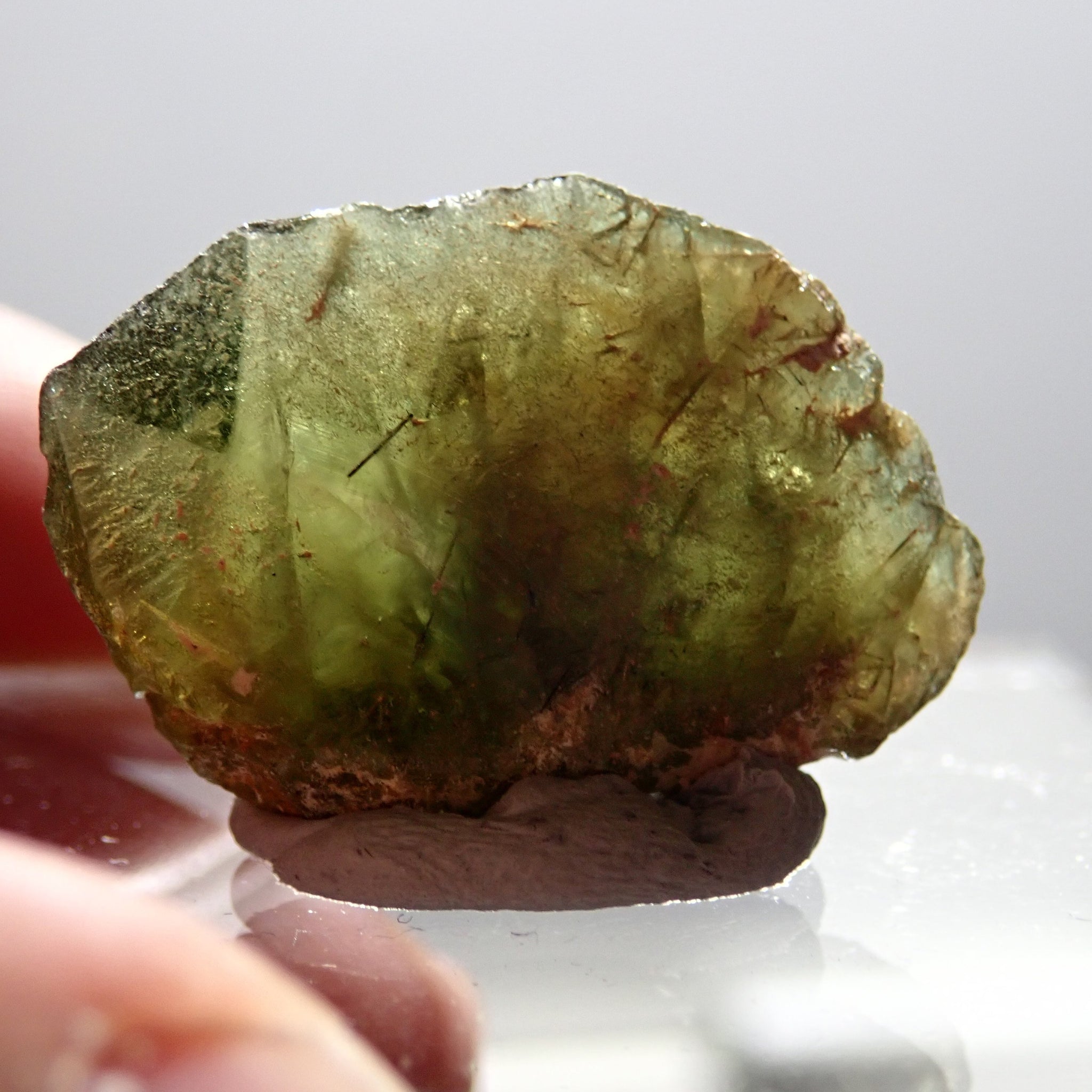 33.88Ct Chrome Sphene Crystal Tanzania Very Rare