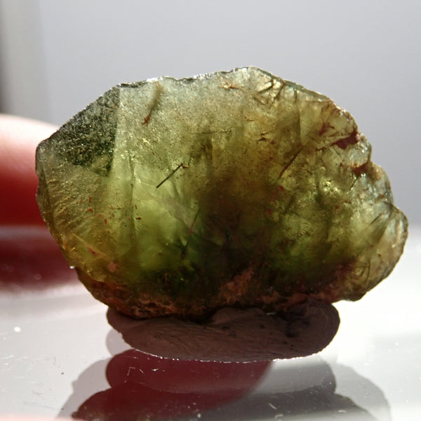 33.88Ct Chrome Sphene Crystal Tanzania Very Rare