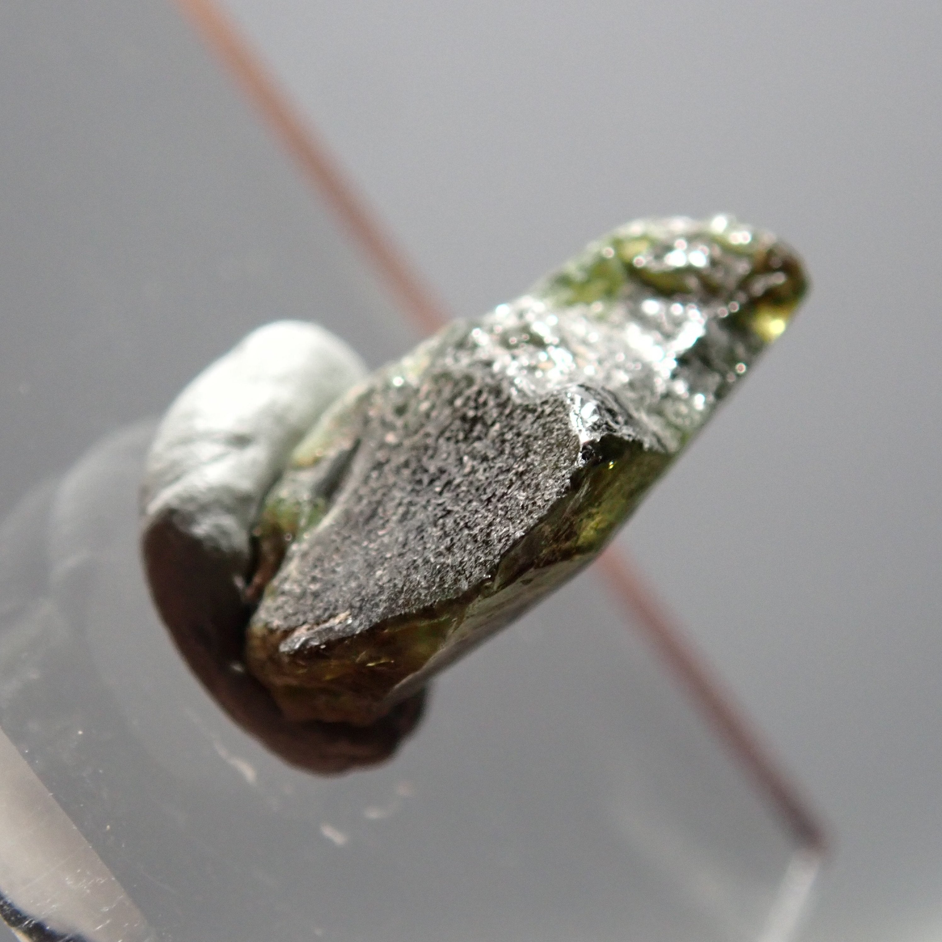 34.64Ct Chrome Sphene Crystal Tanzania Very Rare