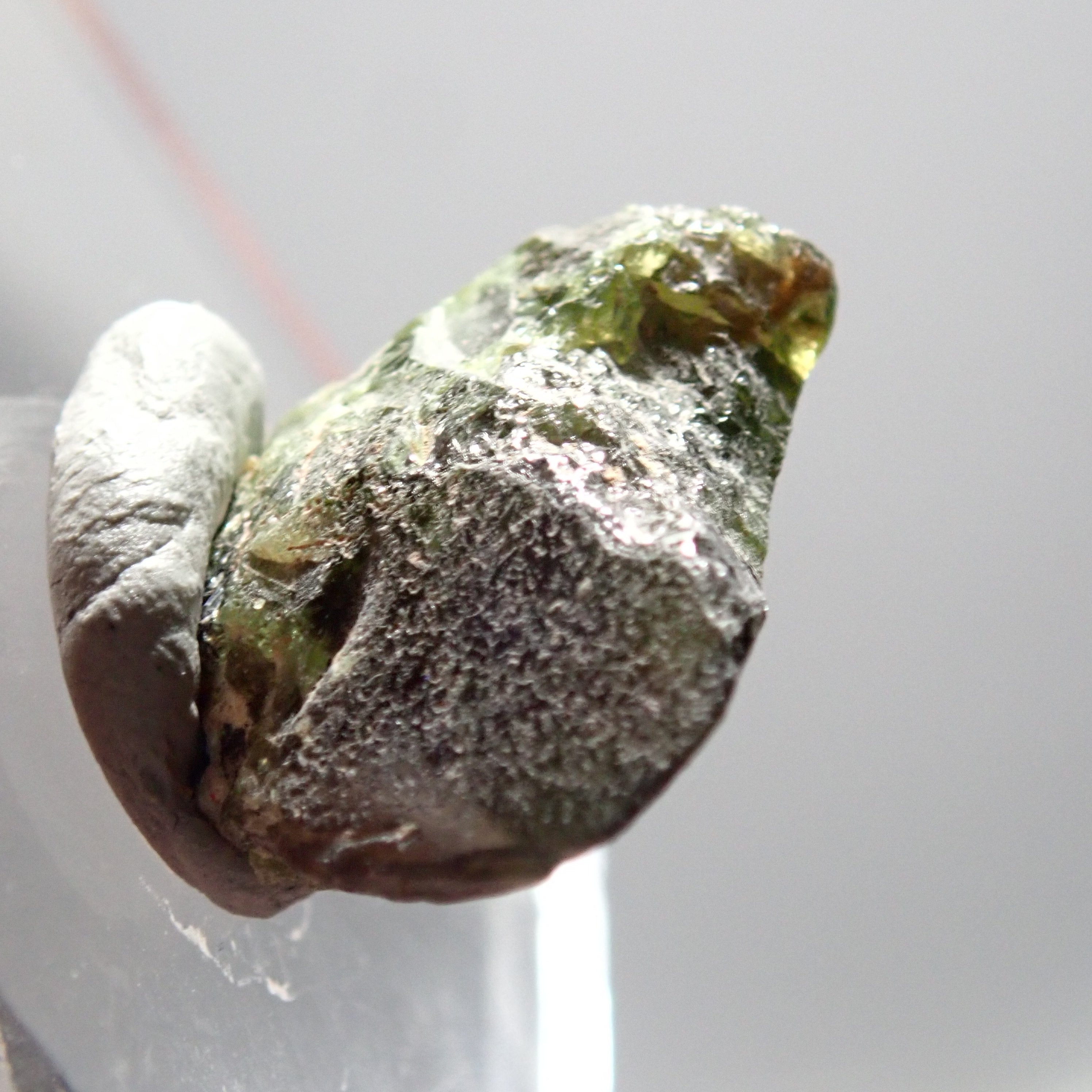 34.64Ct Chrome Sphene Crystal Tanzania Very Rare