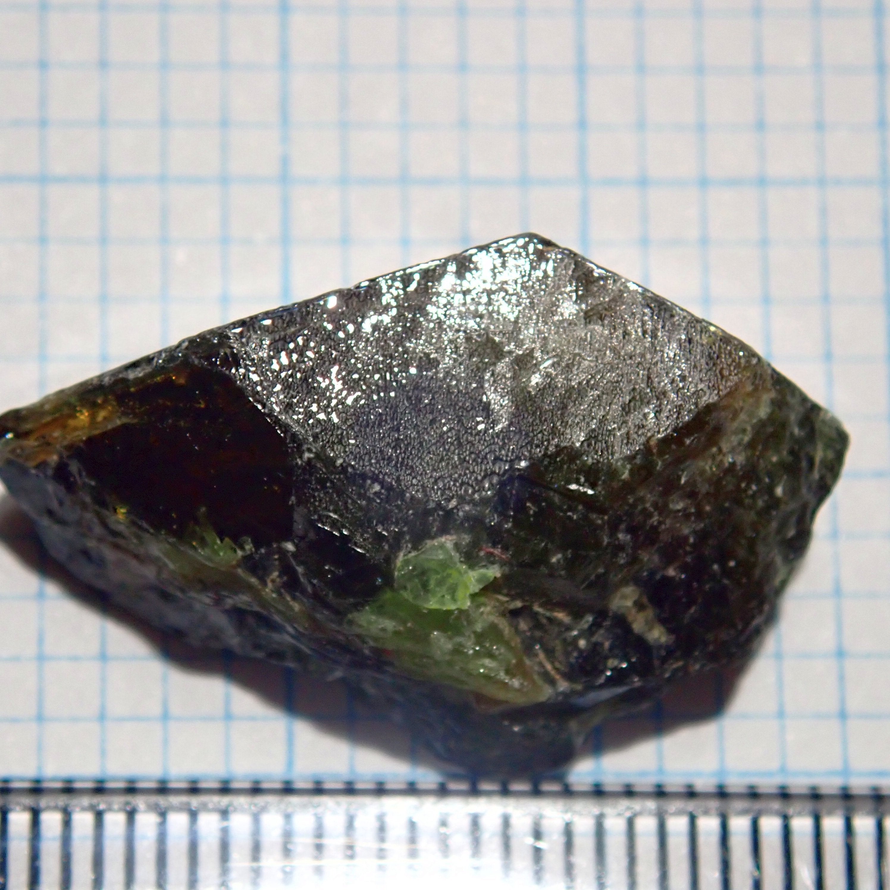 34.71Ct Chrome Sphene Crystal Tanzania Very Rare